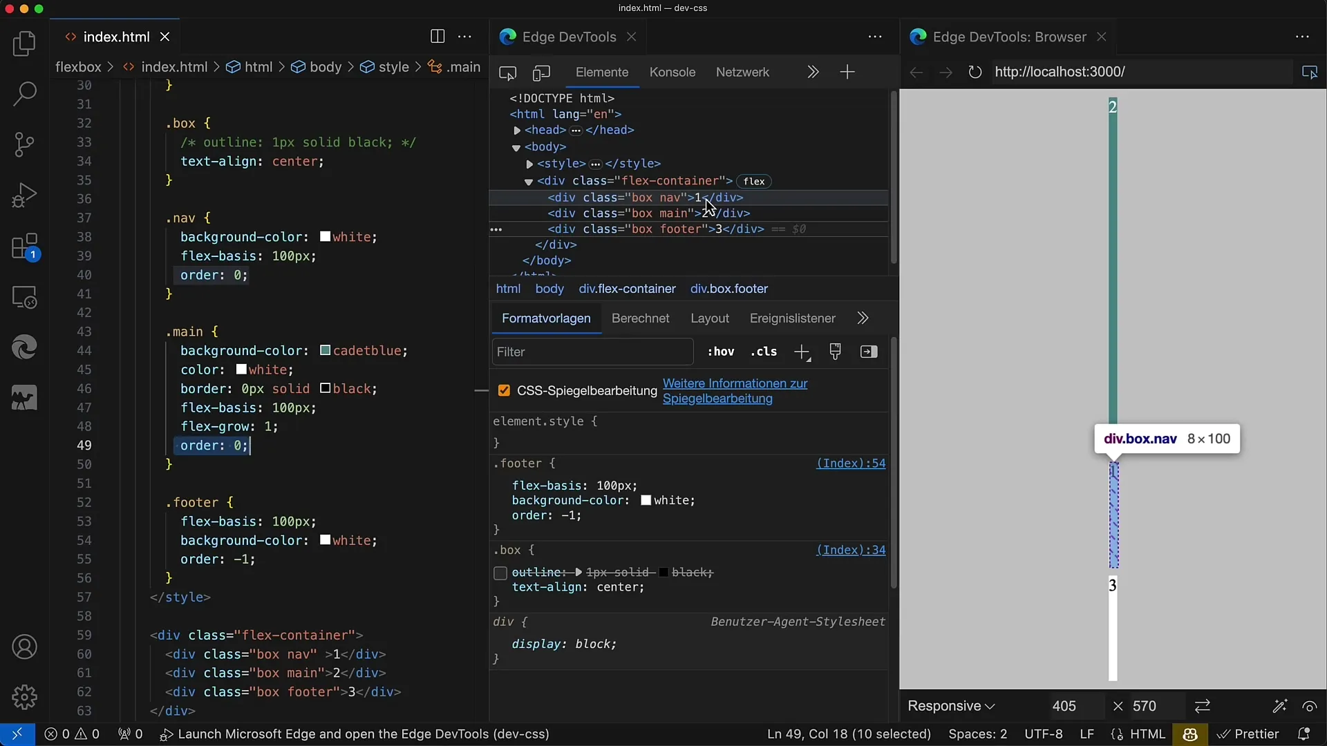 Flexbox v CSS: Jak třídit prvky s Order a Reverse směrem