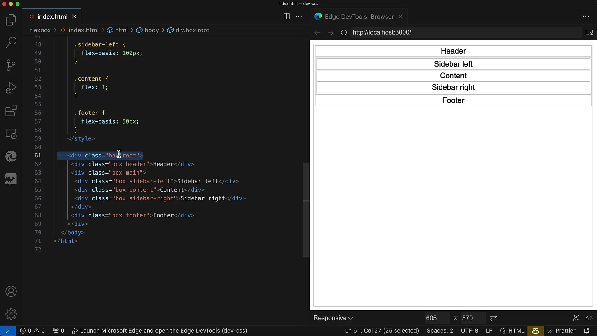 Flexbox v CSS & HTML: Jednoduše vytvářet vnořená rozložení