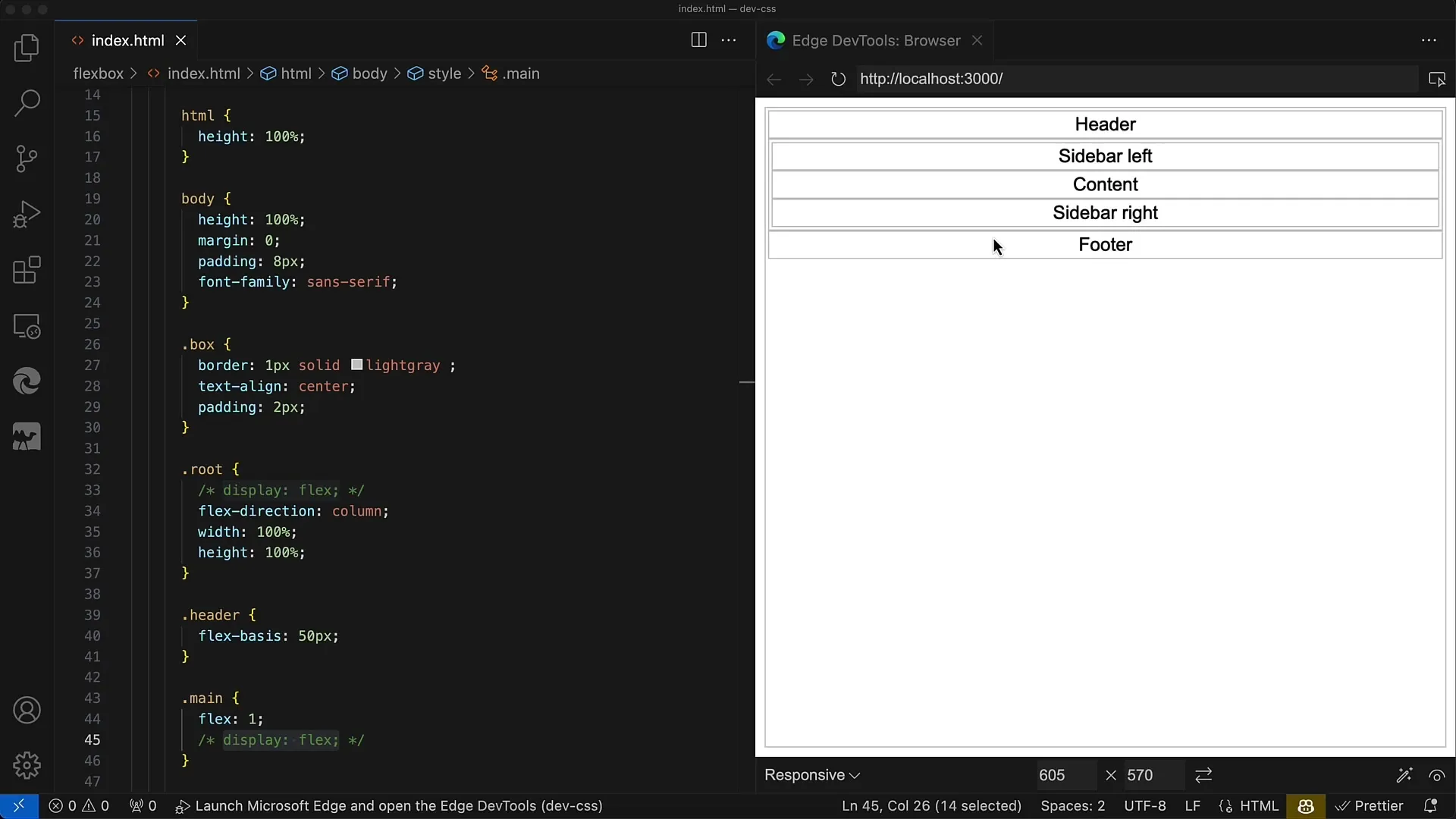 Flexbox v CSS a HTML: Jednoduše vytvářet vnořená rozložení