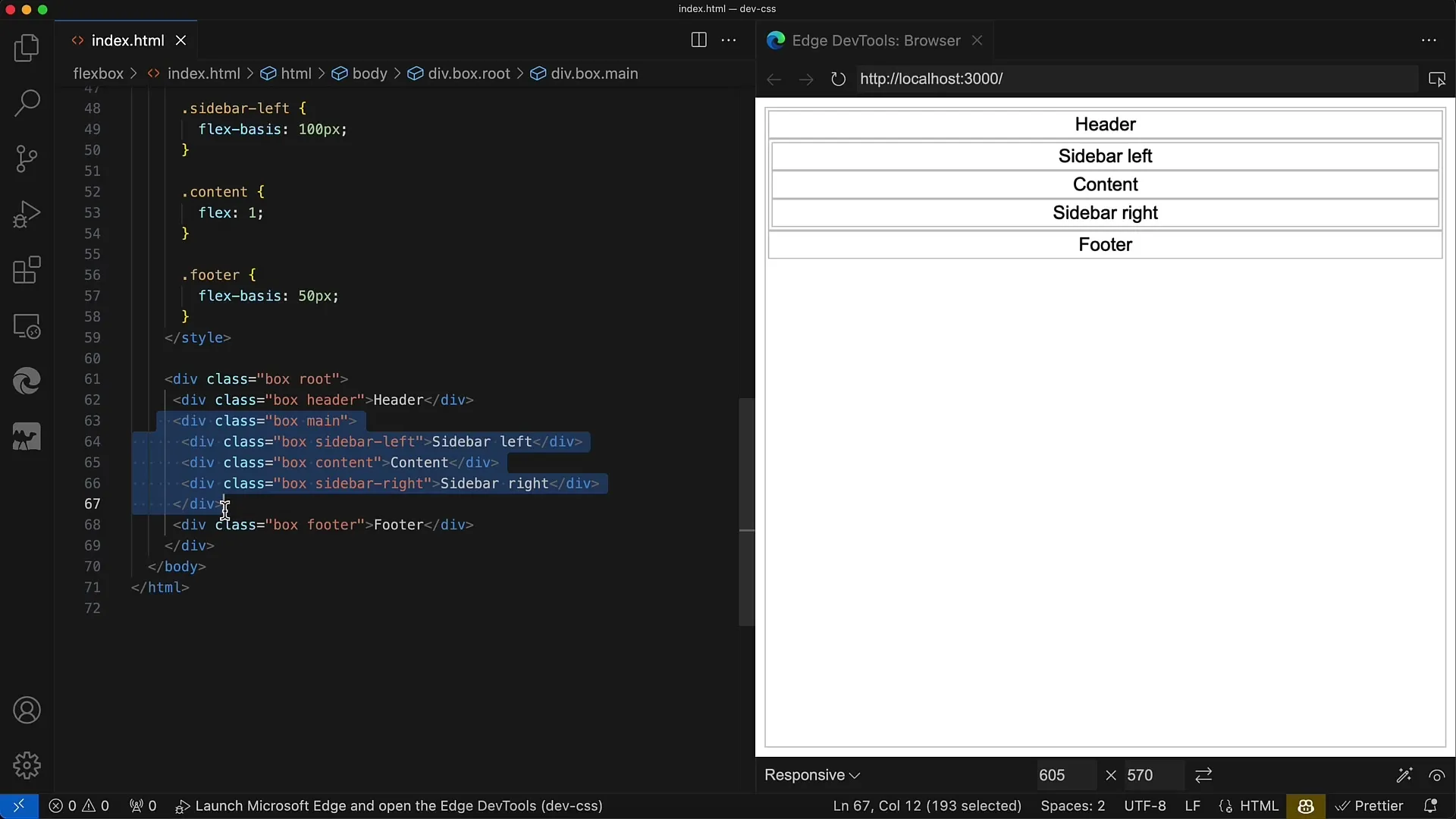 Flexbox v CSS & HTML: Jednoduše vytvářet vnořená rozvržení