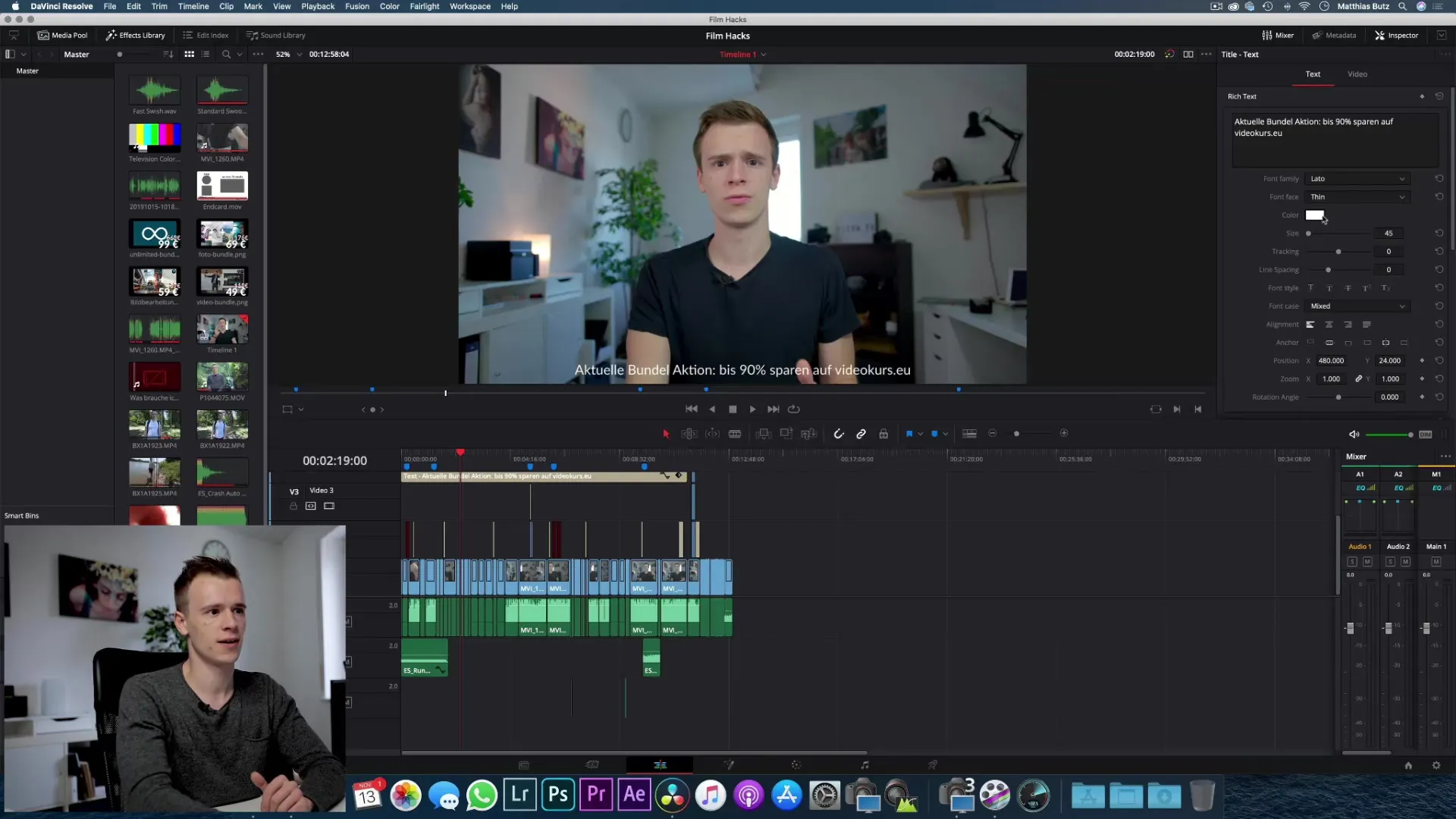 DaVinci Resolve: Omgaan met de Engelse gebruikersinterface DaVinci Resolve: Omgaan met de Engelse gebruikersinterface