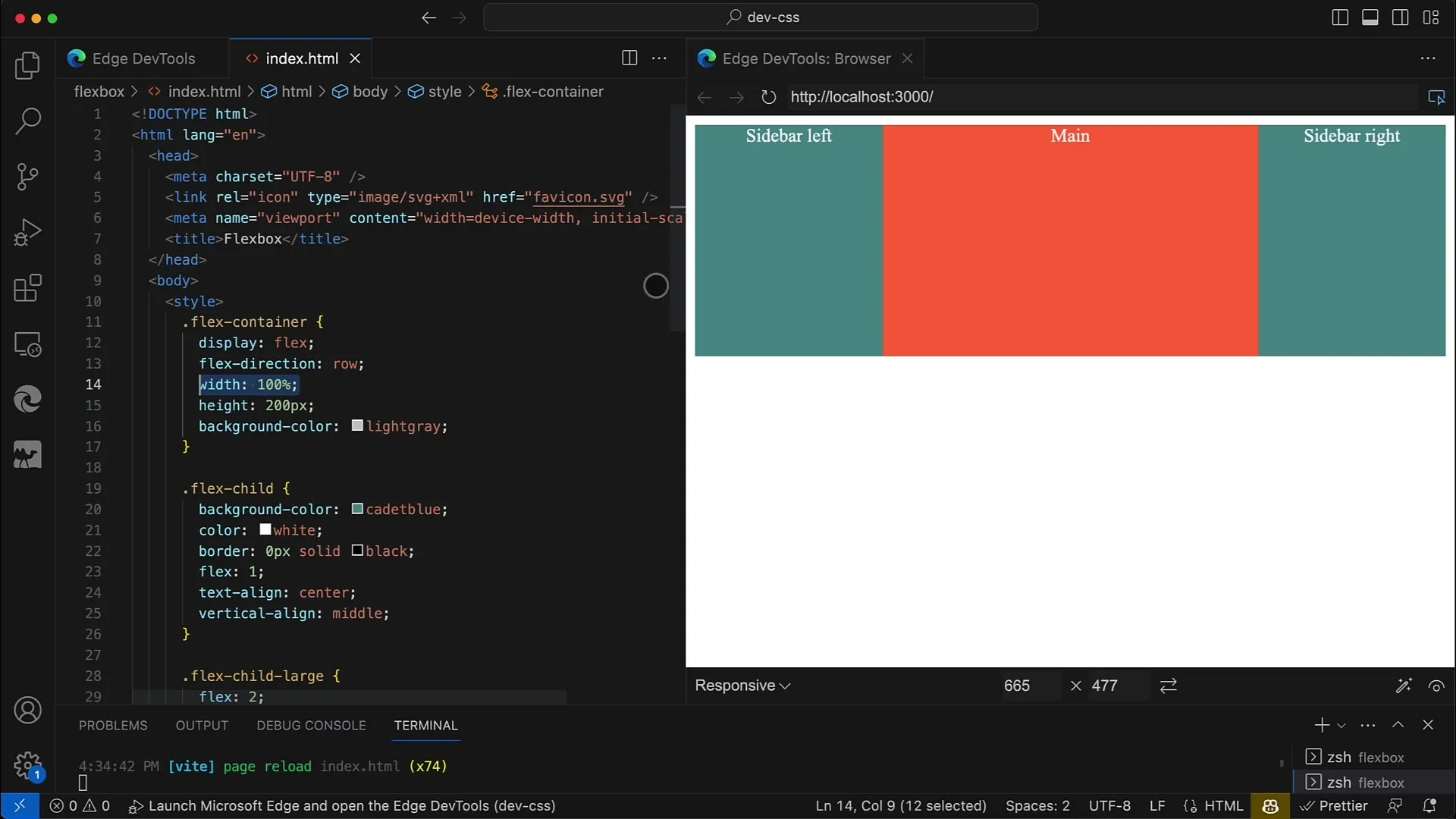 Flexbox v CSS a HTML: Konkrétní příklad responzivního designu
