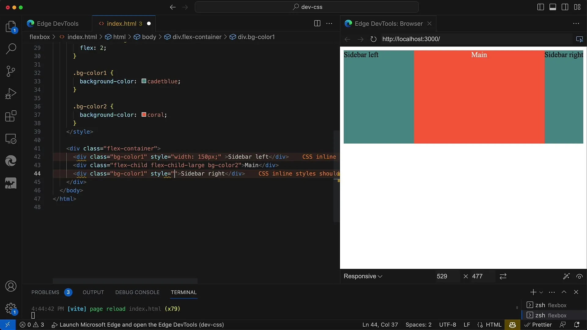 Flexbox v CSS a HTML: Konkrétní příklad responzivního designu