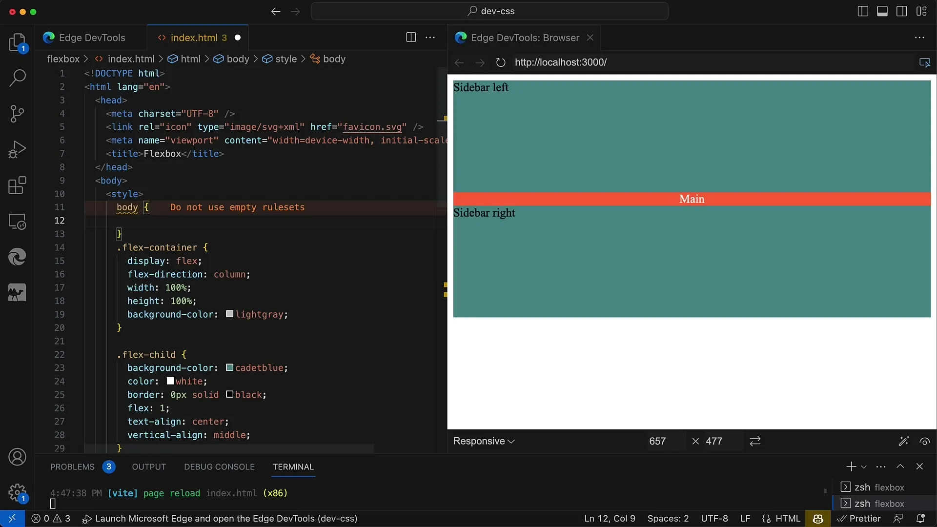Flexbox v CSS a HTML: Konkrétní příklad responzivního designu
