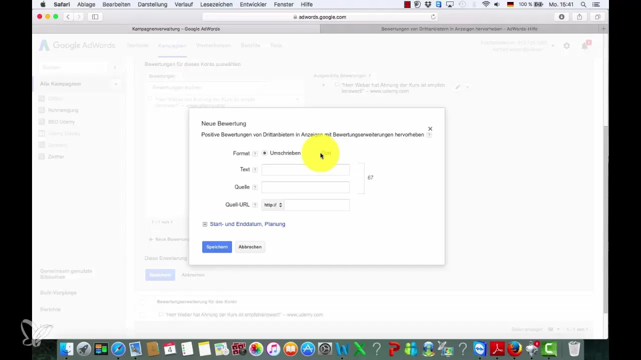 Vurderingsudvidelse i Google AdWords – Øg kundernes tillid Vurderingserweitering i Google AdWords – Øge kundetillid
