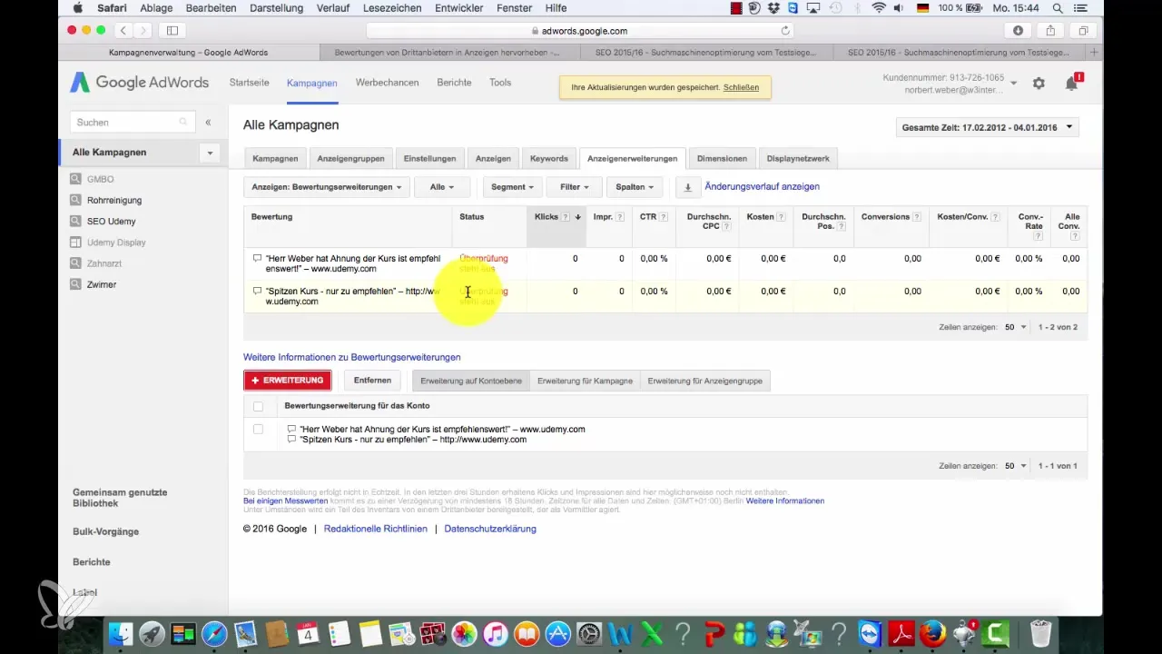 Vurderingstilføjelse i Google AdWords – Øg kundernes tillid Vurderingstilføjelse i Google AdWords – Øge kundernes tillid