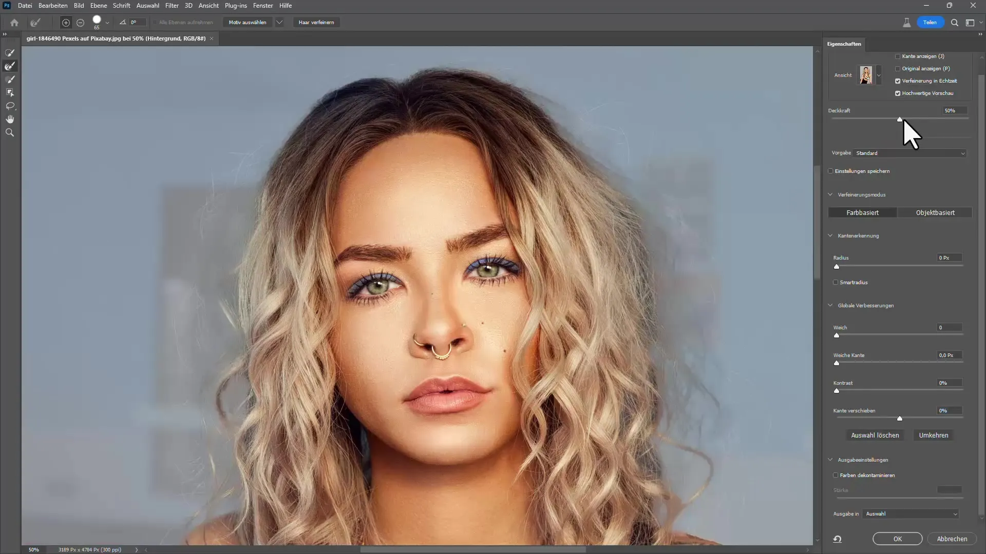 Effektiv fjerning av hår i Photoshop - En praktisk veiledning