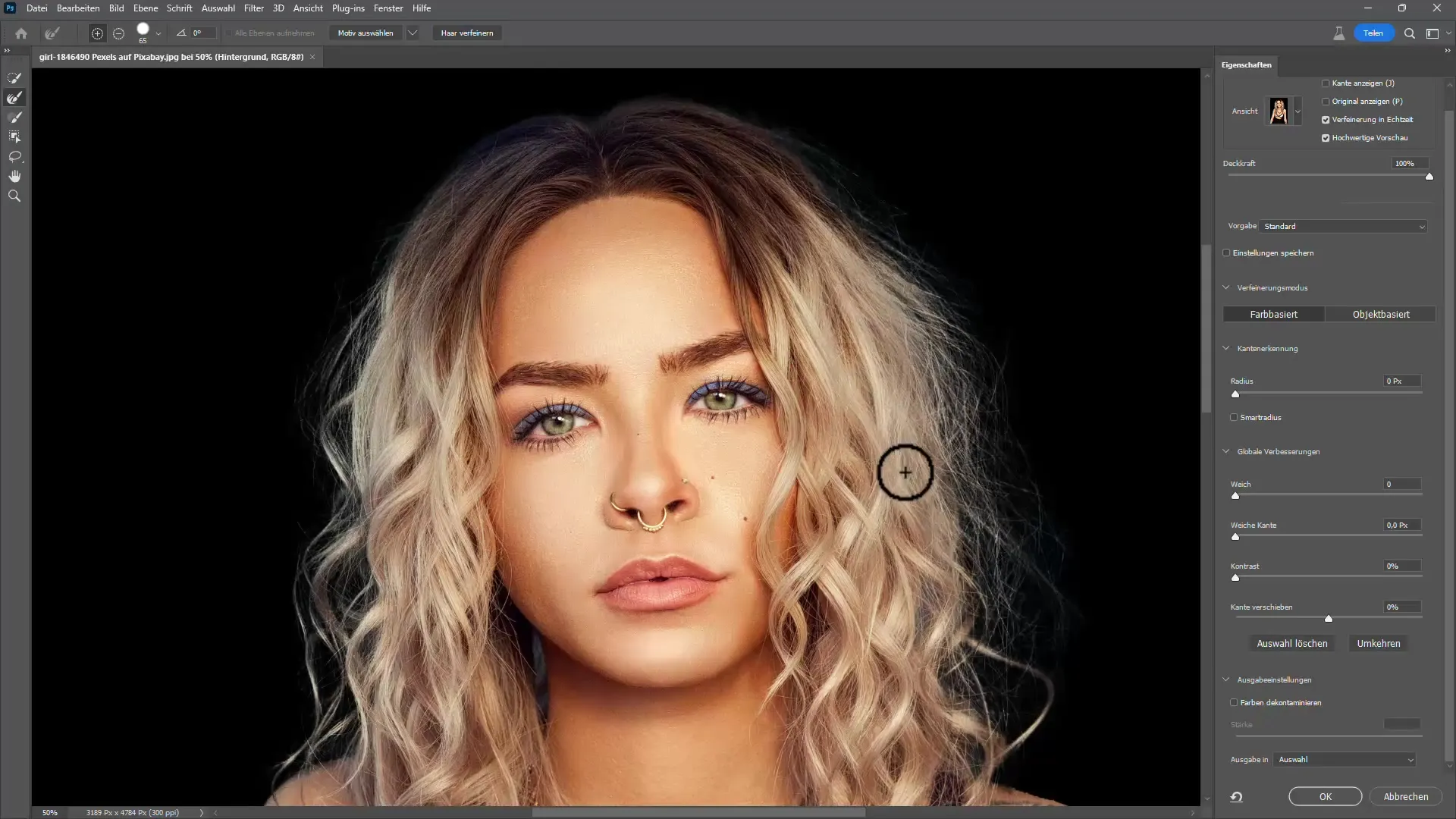 Effektiv fjerning av hår i Photoshop - En praktisk veiledning