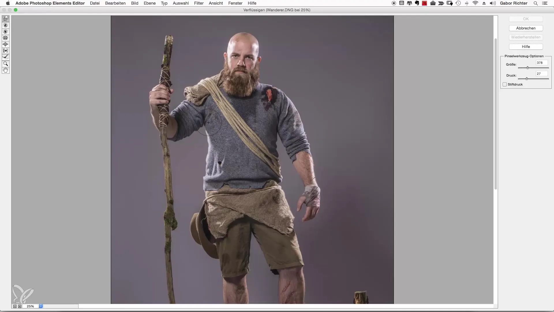 Transformación del cuerpo en Photoshop Elements para obtener los mejores resultados Deformación del cuerpo en Photoshop Elements para mejores resultados