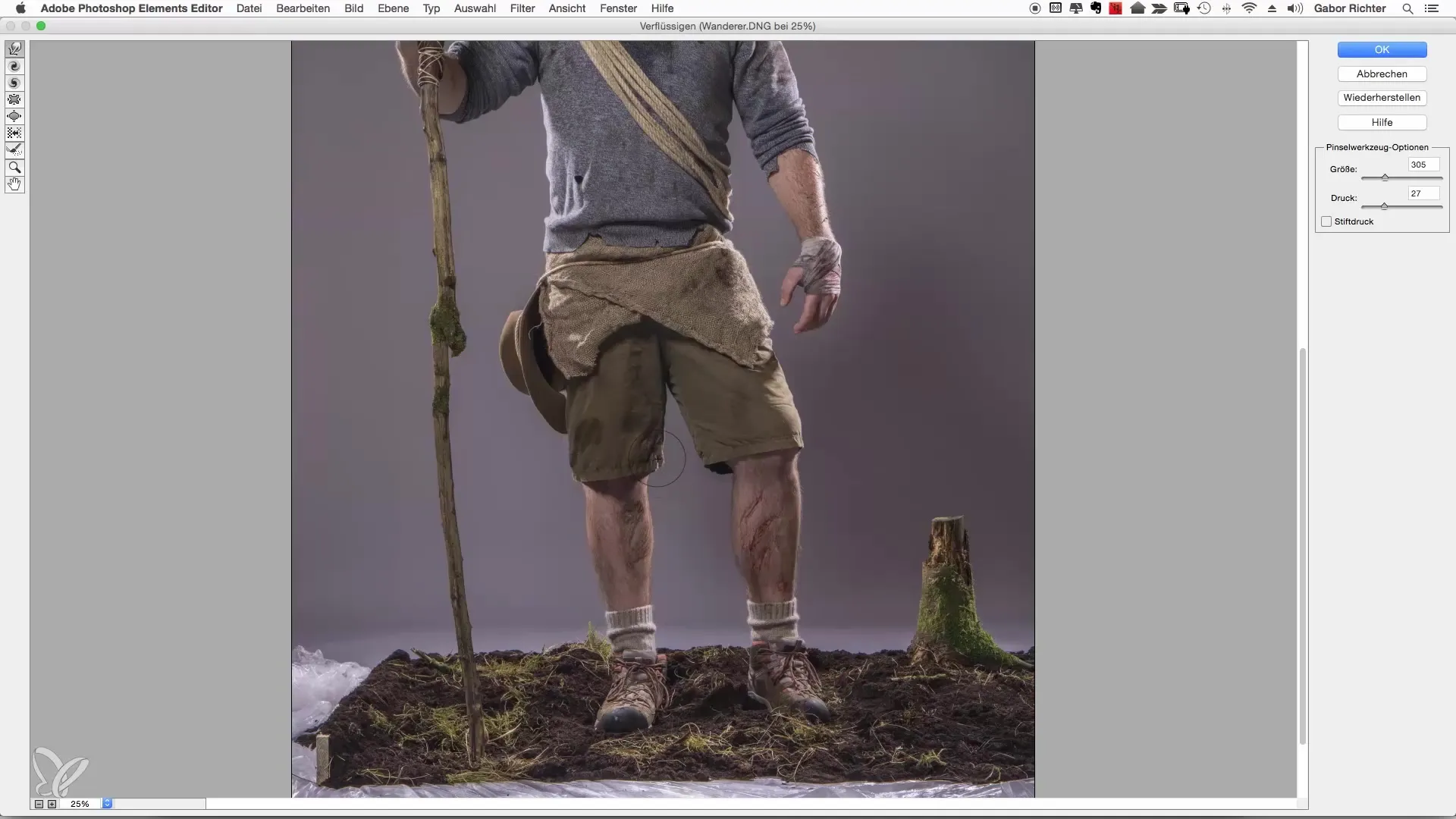 Deformación del cuerpo en Photoshop Elements para obtener los mejores resultados Deformación corporal en Photoshop Elements para los mejores resultados