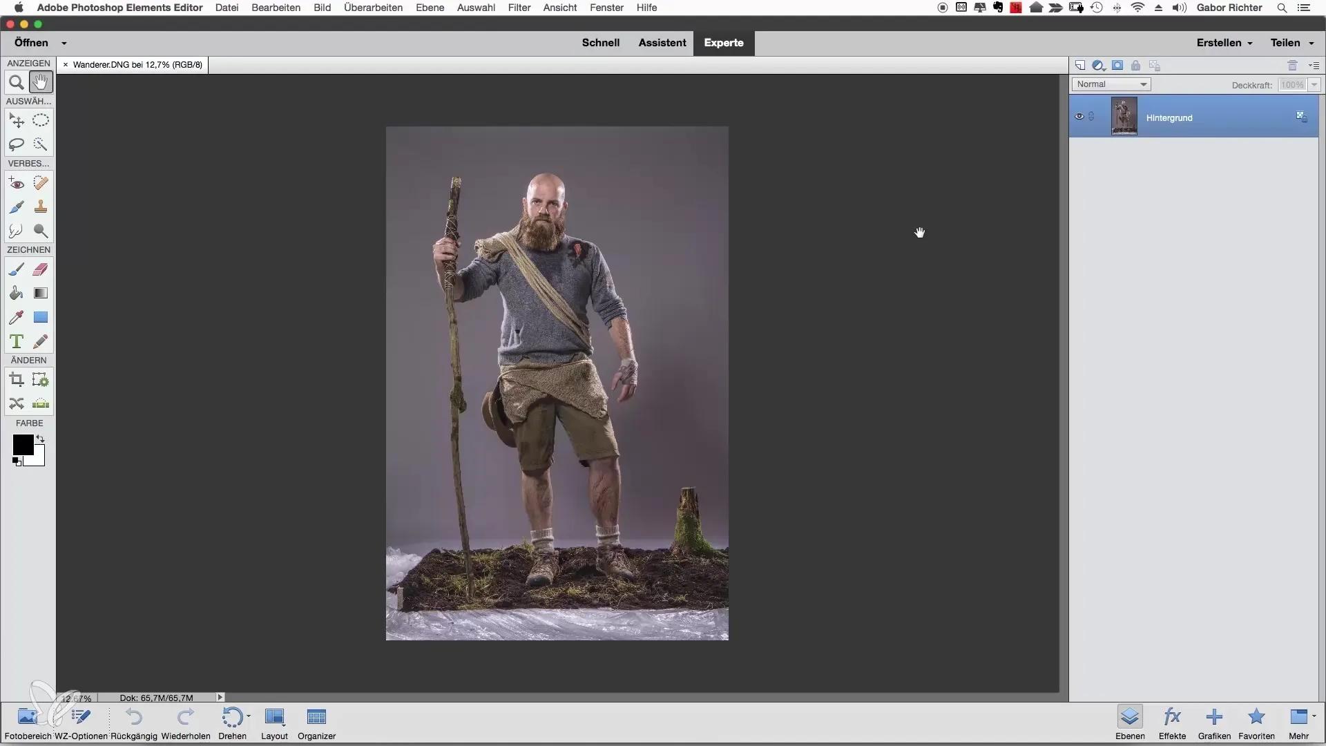 Cuerpo de deformación en Photoshop Elements para los mejores resultados Cuerpo deformado en Photoshop Elements para los mejores resultados