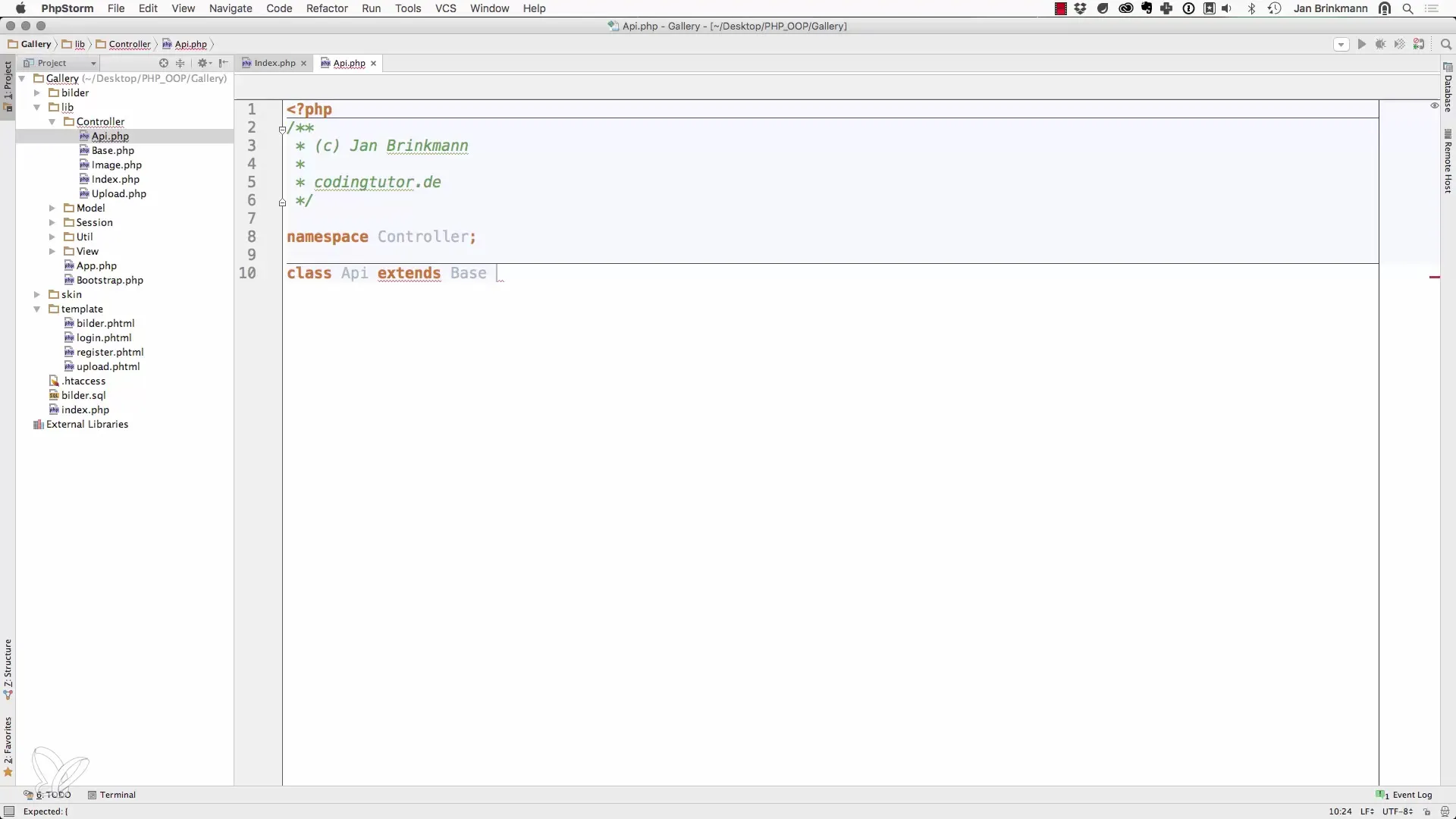 API Controller s JSON šablónou v PHP API Controller s JSON šablónou v PHP