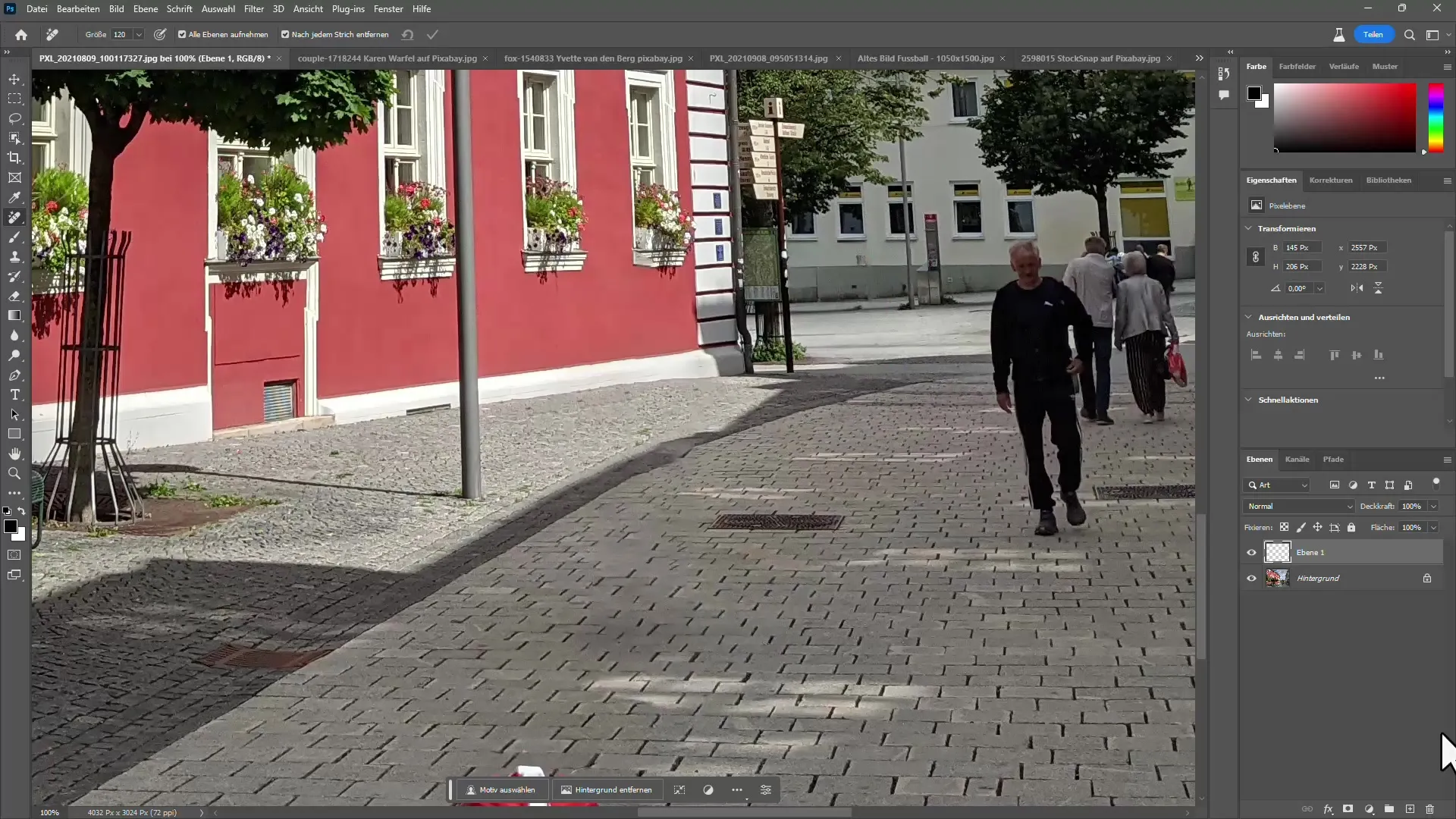 KI i Photoshop: Enkel fjerning av forstyrrende objekter