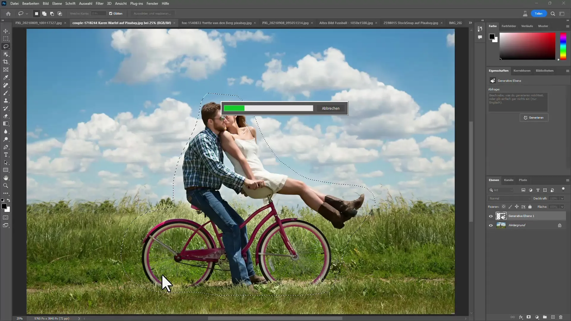 KI i Photoshop: Enkel fjerning av forstyrrende objekter