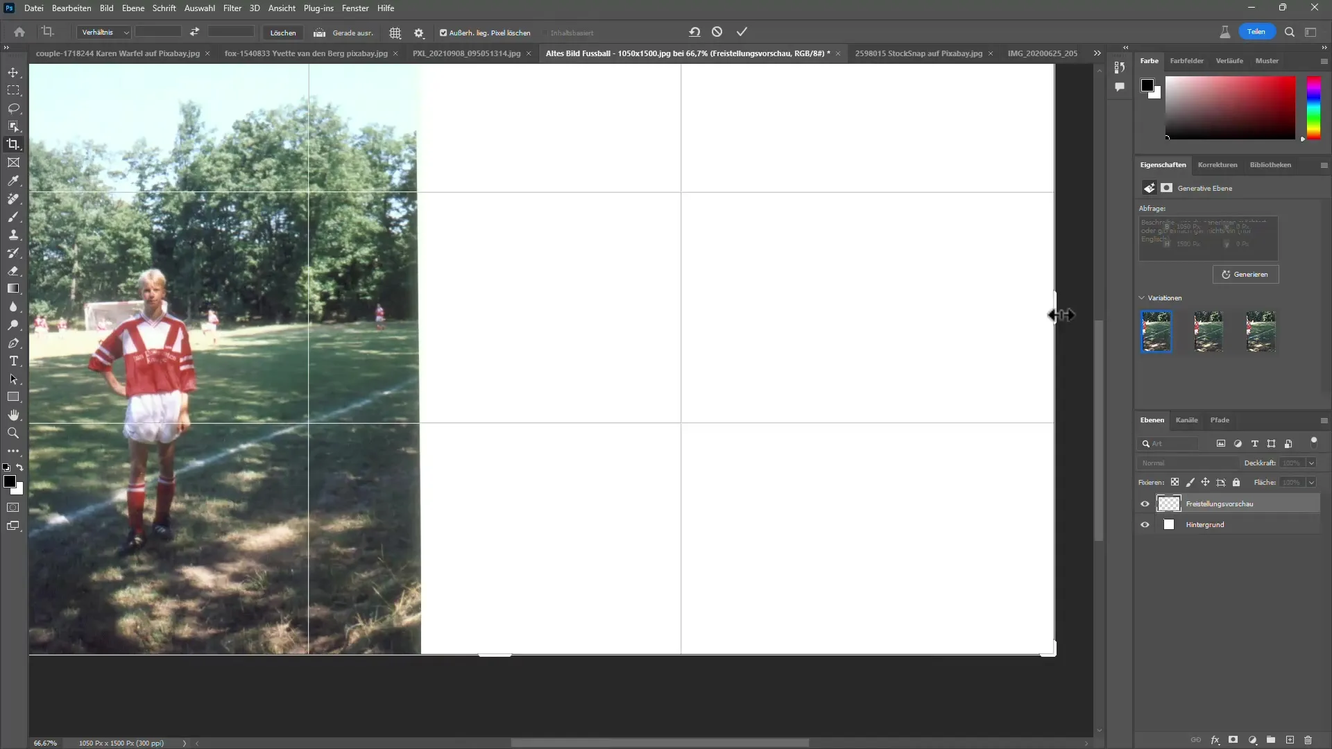 KI i Photoshop: Fjerning av forstyrrende objekter gjort enkelt