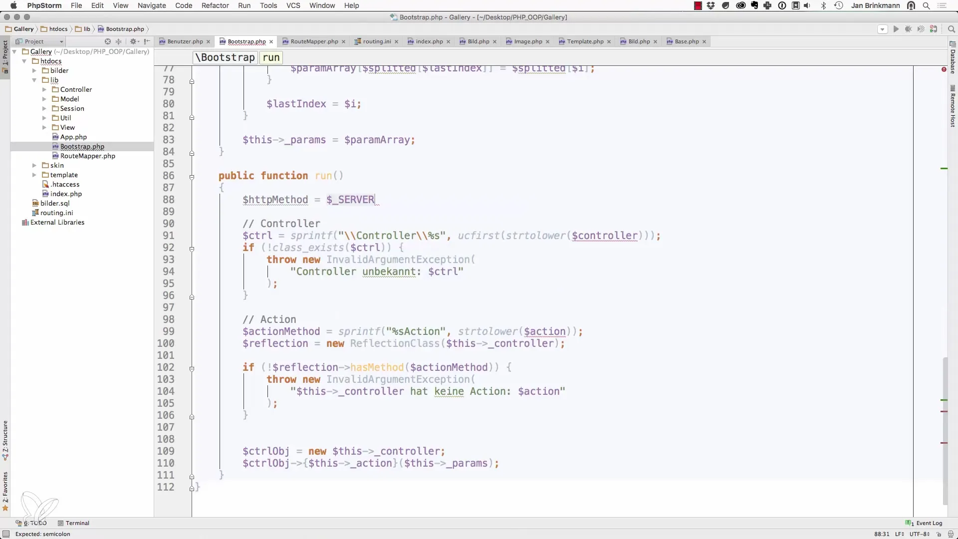 라우팅 조정 in PHP 부트스트래핑 라우팅 조정 in PHP 부트스트랩핑