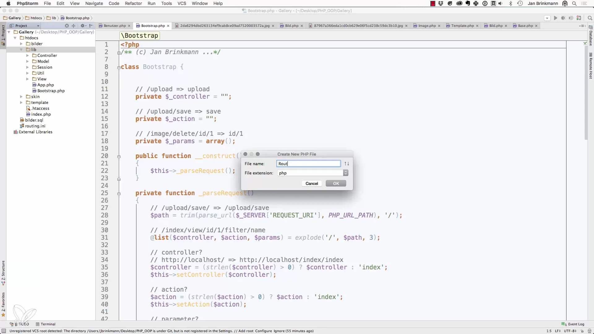 라우팅 조정 in PHP 부트스트래핑 라우팅 조정 PHP 부트스트래핑