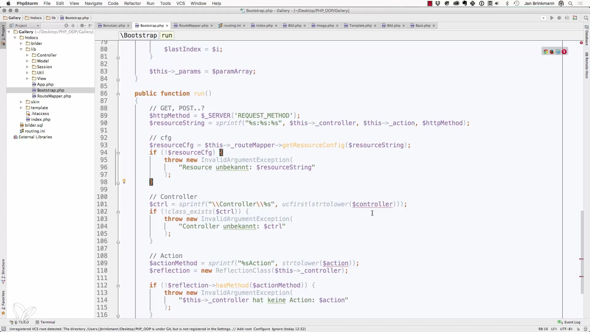 라우팅 조정 PHP 부트스트래핑 라우팅 조정 PHP 부트스트래핑