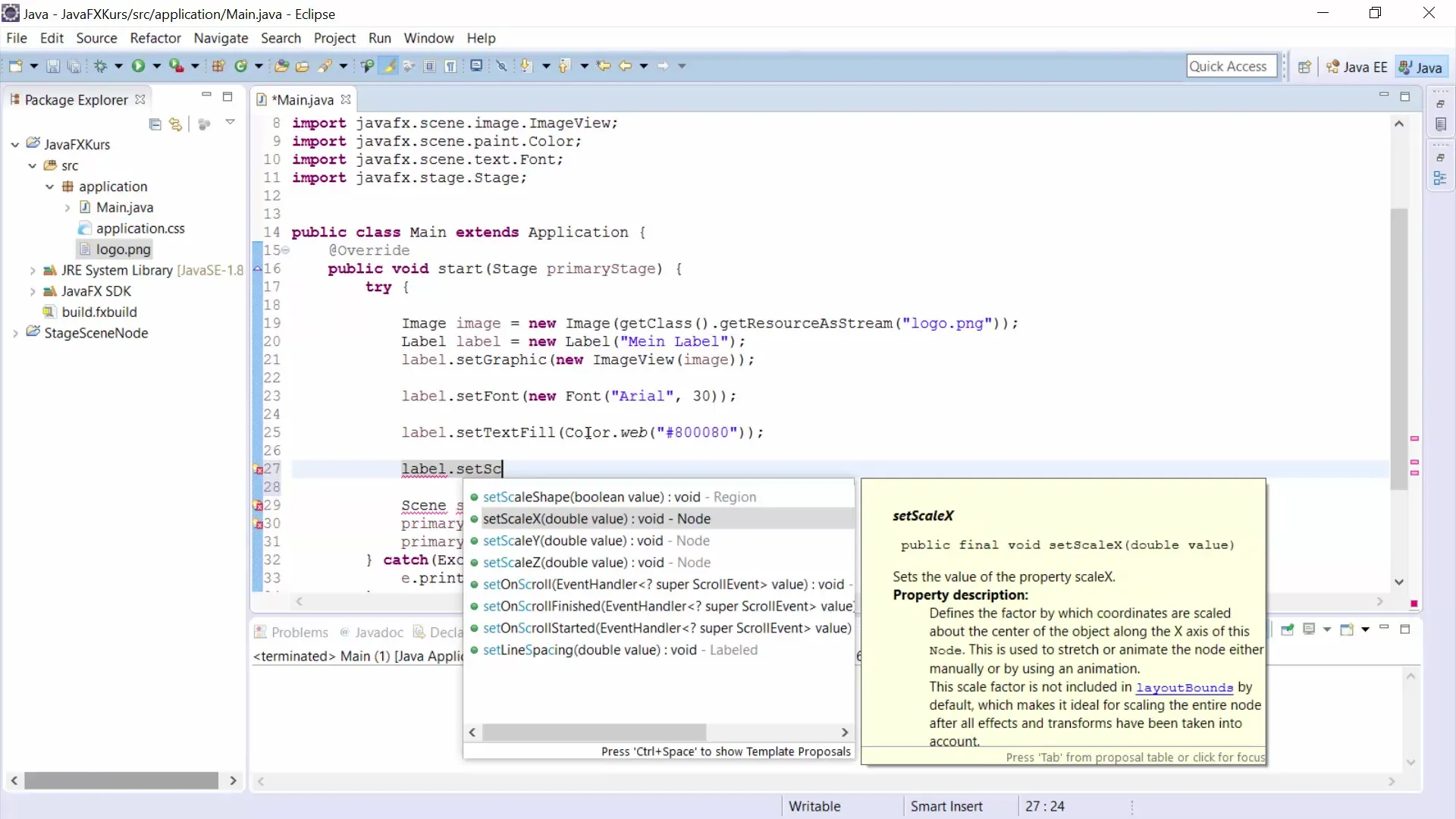 Labels en JavaFX : utilisation efficace Utiliser efficacement les étiquettes dans JavaFX