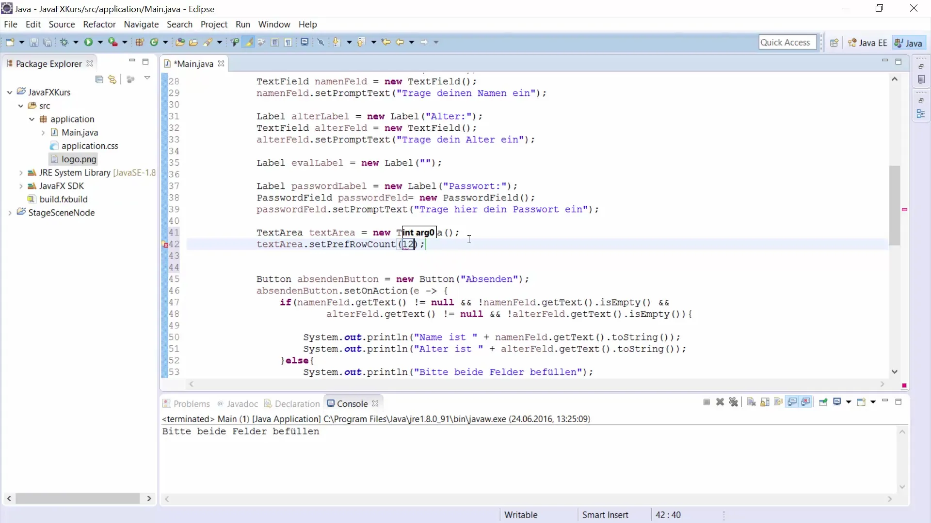 TextArea intégré efficacement dans JavaFX TextArea intégré de manière efficace dans JavaFX