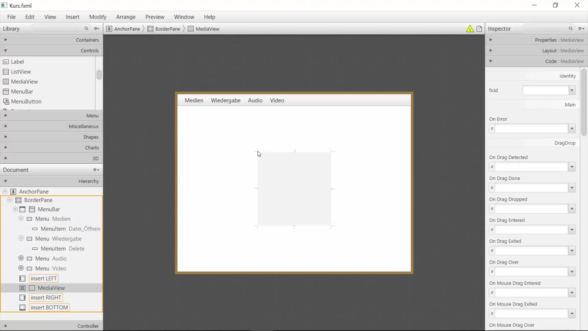 Medienplayer facilement créer avec JavaFX <translation>Créer un lecteur multimédia facilement avec JavaFX</translation>