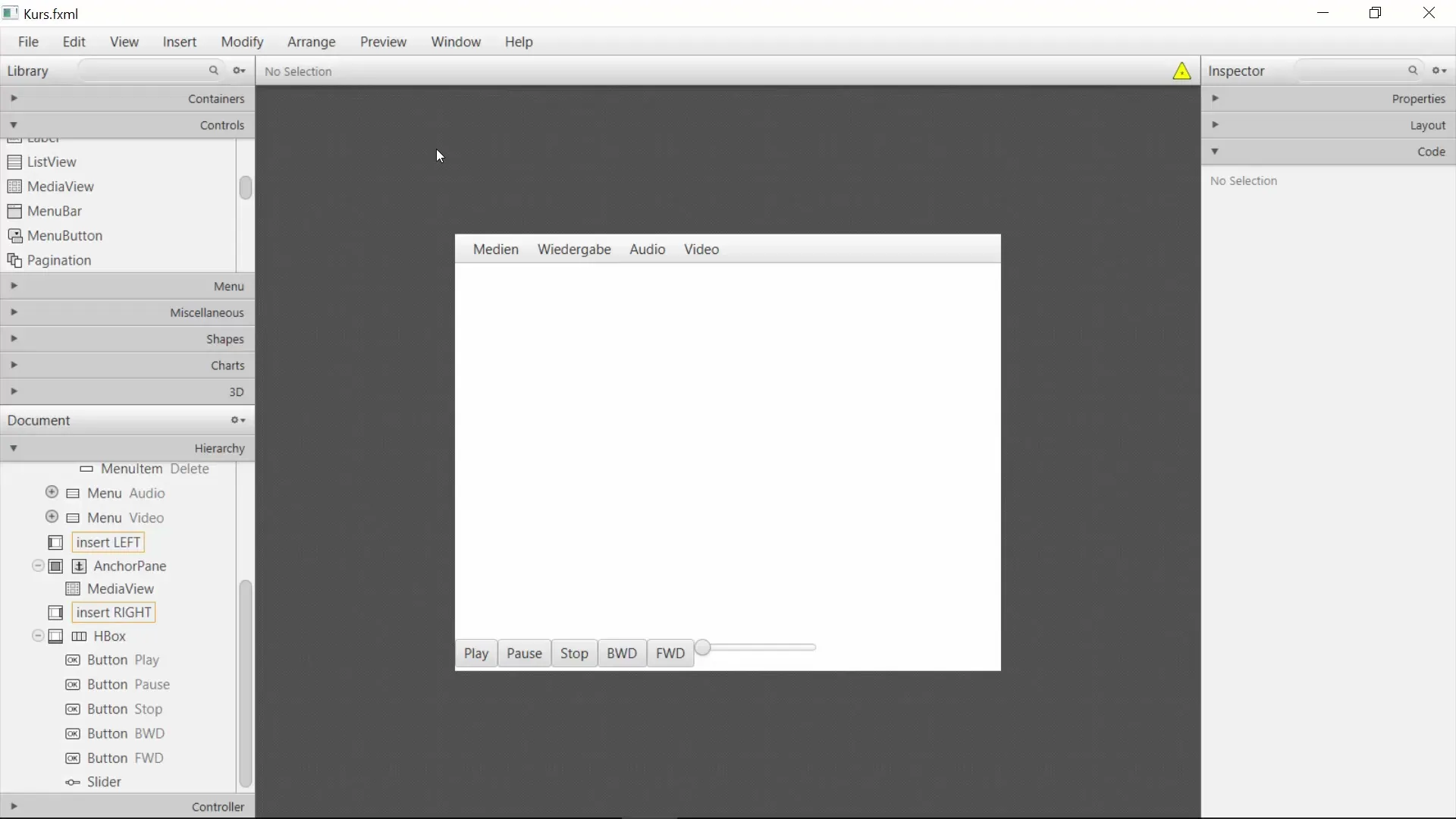 Lecteur multimédia facile à créer avec JavaFX <translation>Créer un lecteur multimédia facilement avec JavaFX</translation>