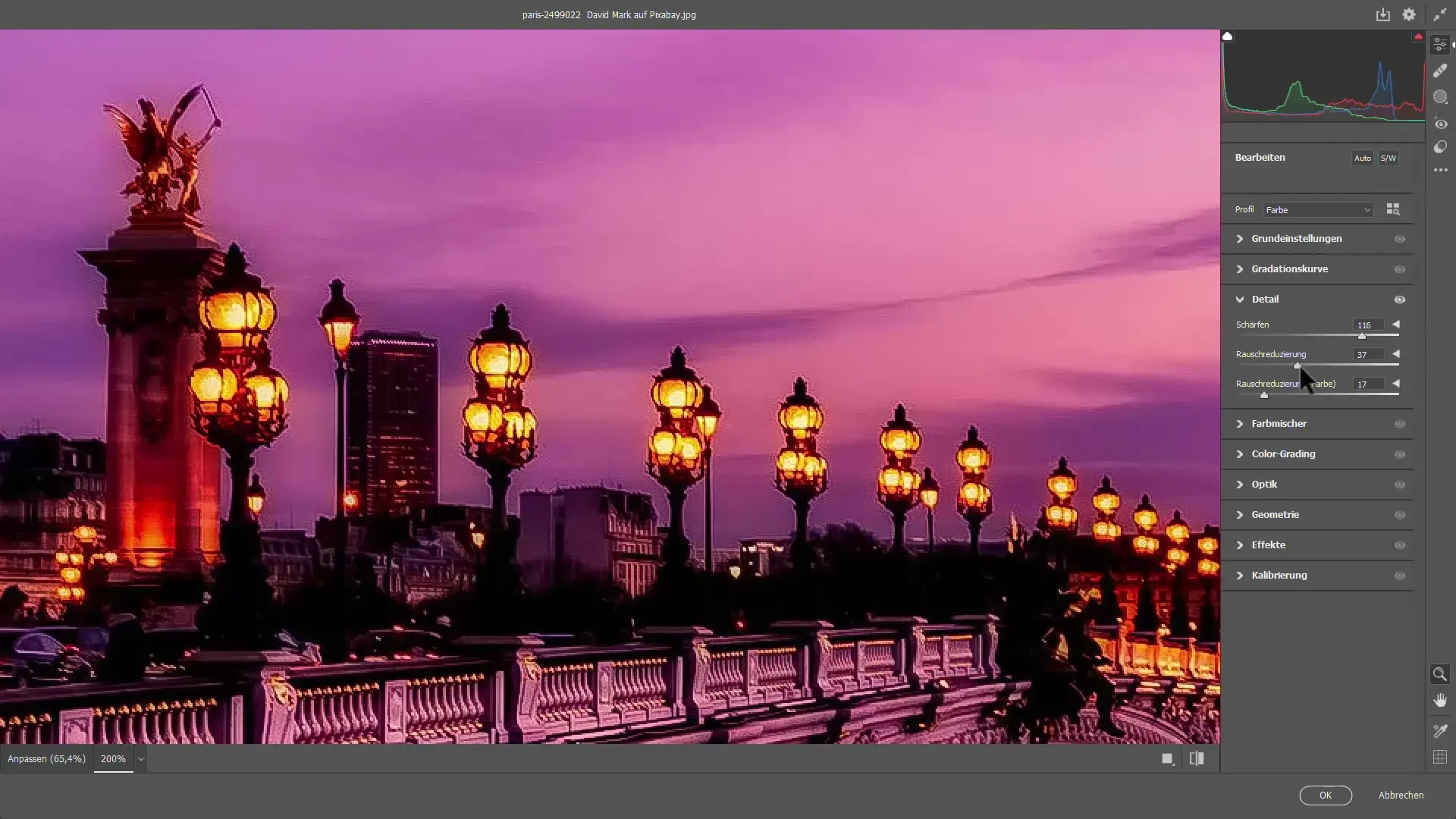 Effektive måter å skjerpe bilder i Photoshop på