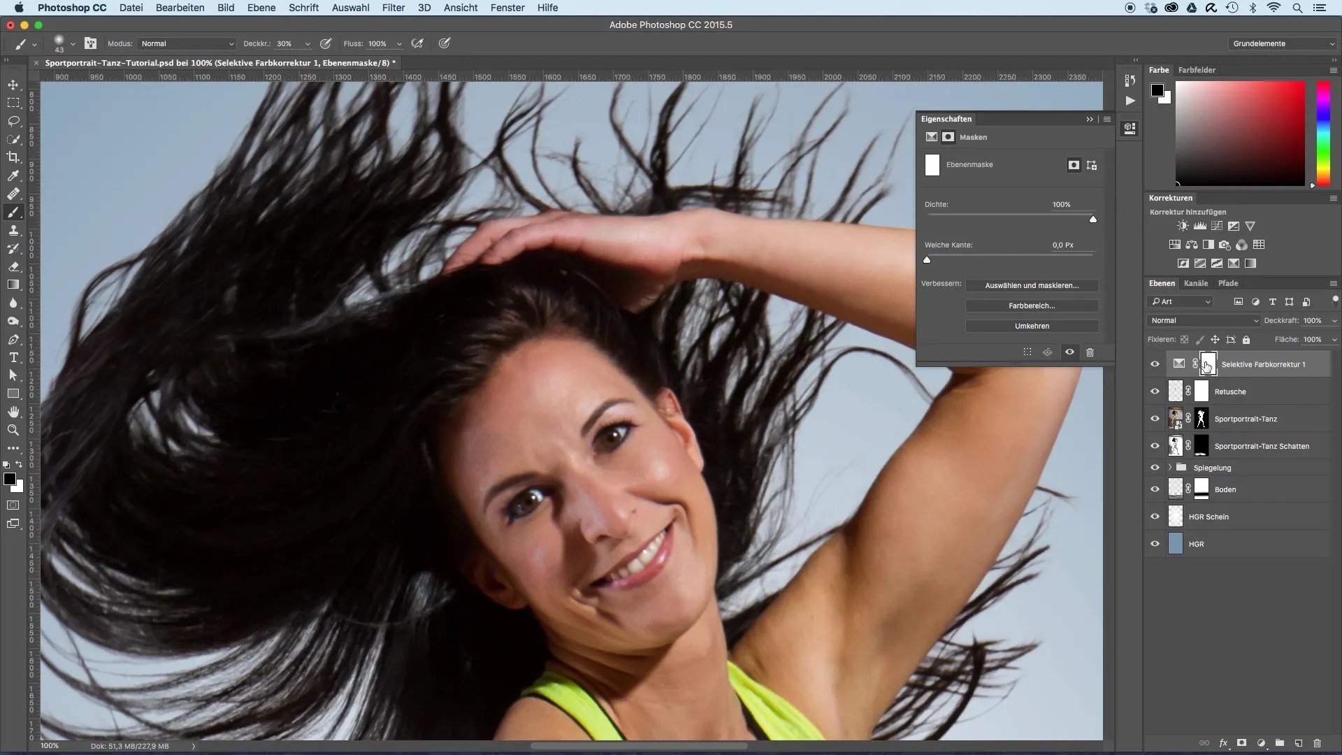 Edit sports portraits - Step-by-step retouching Edit sports portraits – Step-by-step retouching