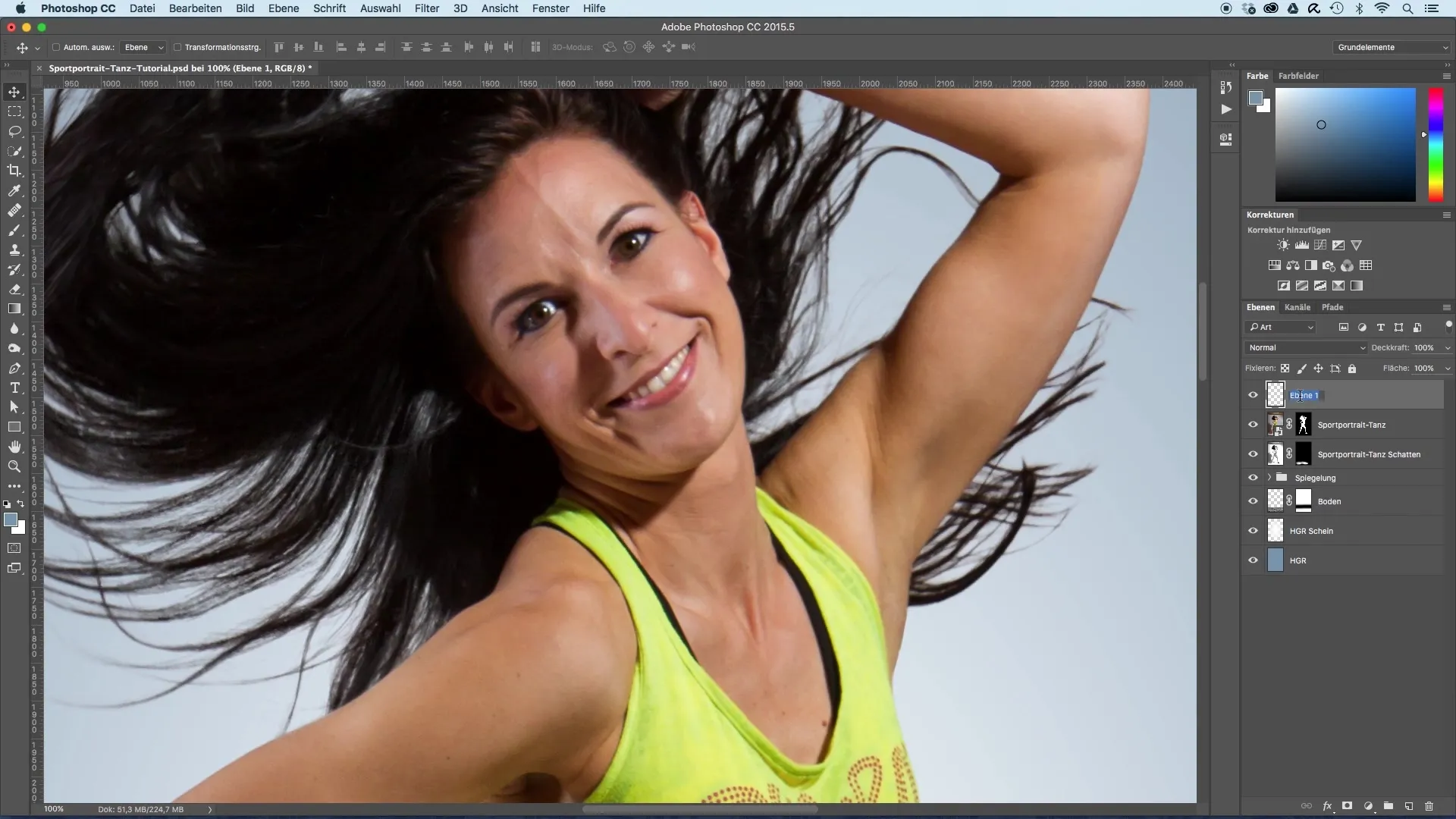 Edit sports portraits – Step-by-step retouching Edit sports portraits - Step-by-step retouching