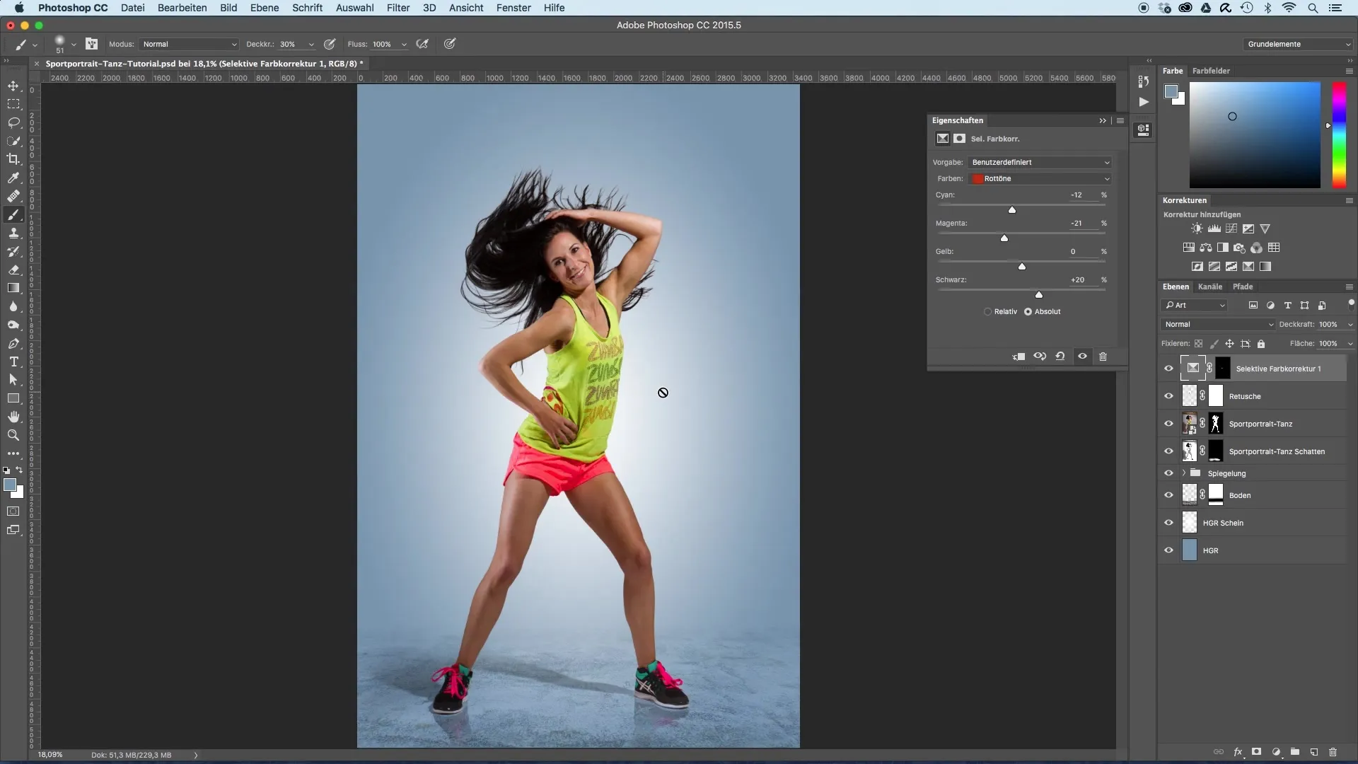 Edit sports portraits - step-by-step retouching Edit Sports Portraits - Step-by-Step Retouching