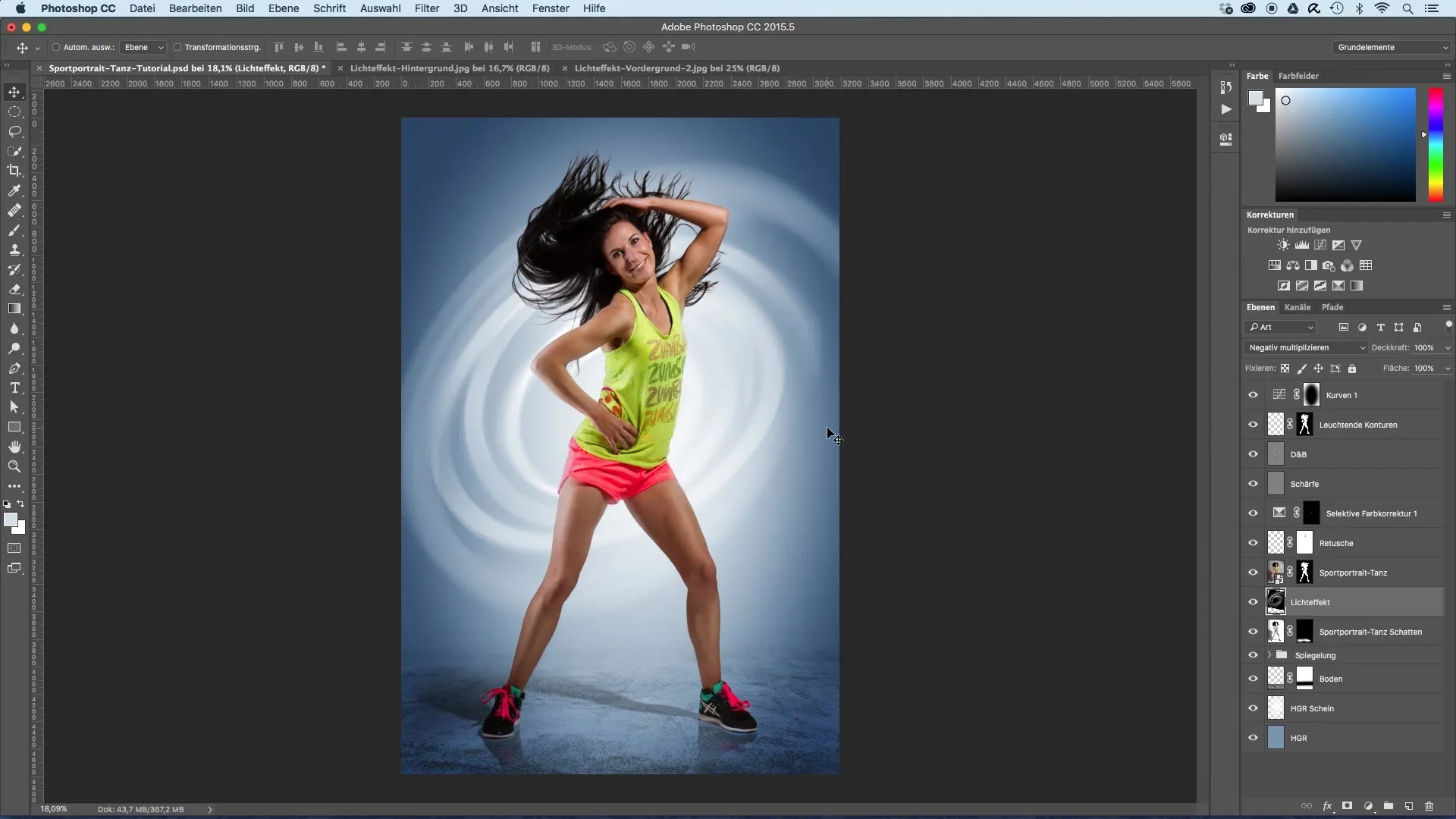 Creative use of lighting effects in sports portraits Creative use of lighting effects in sports portraits