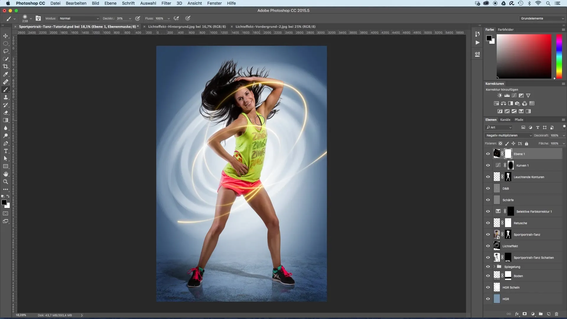Creative Use of Lighting Effects in Sports Portraits Creative use of lighting effects in sports portraits