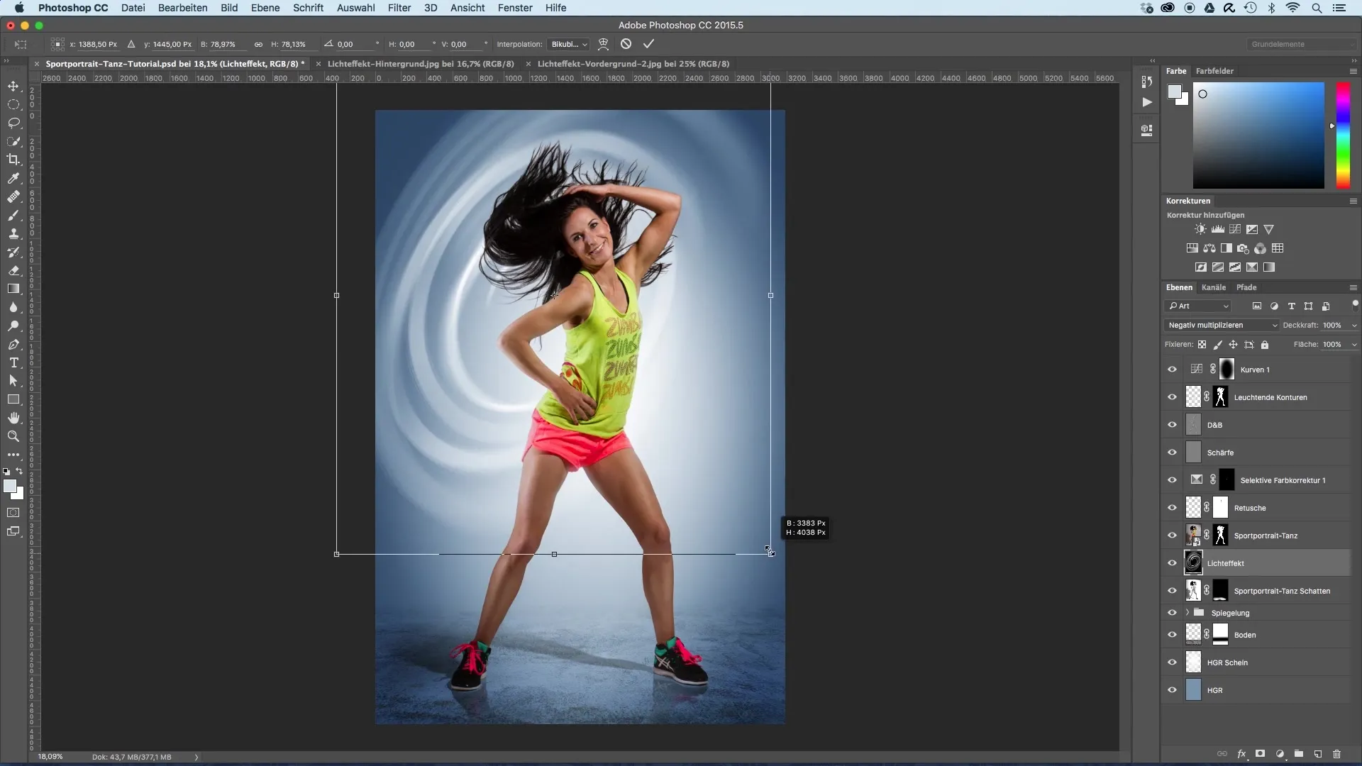 Creative use of lighting effects in sports portraits Creative use of lighting effects in sports portraits