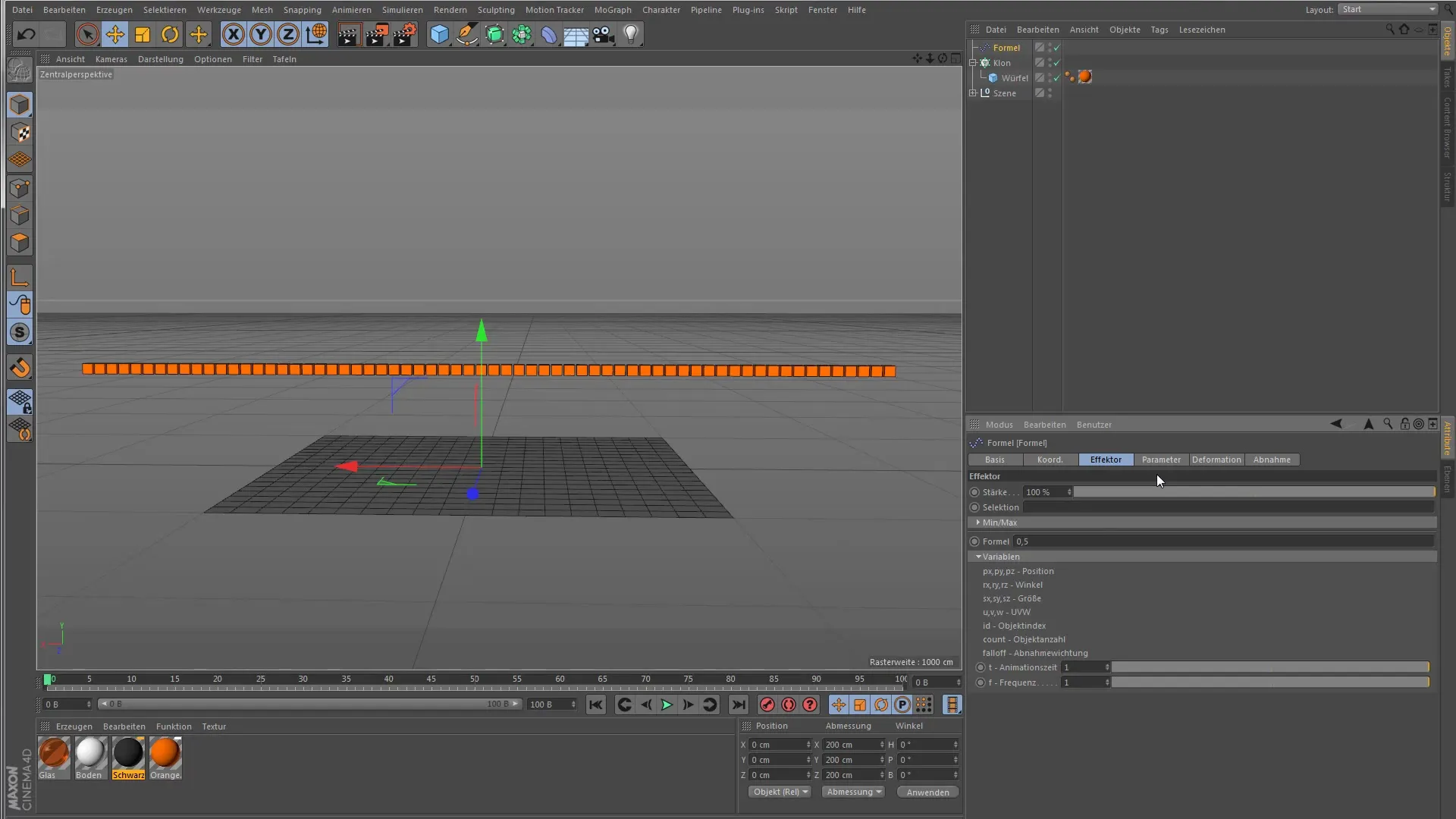 Formula-Effector en Cinema 4D – Crear animaciones creativas de clonación Efecto de Fórmula en Cinema 4D – Crear animaciones de clonación creativas