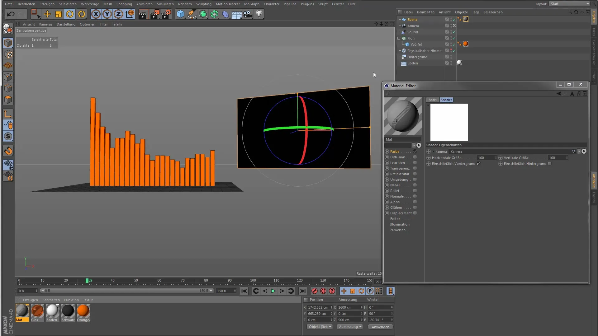 „Eindrucksvolle Effekte mit Cinema 4D Kamera-Shader“ „Eindrucksvolle Effekte mit Cinema 4D Kamera-Shader“