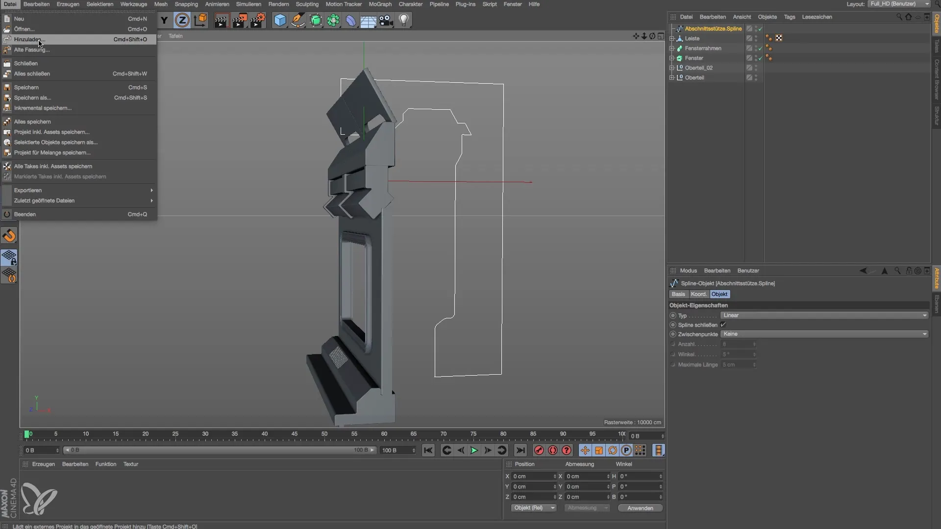 Effektives Modellieren mit dem Funktionsteiler in Cinema 4D Effektives Modellieren mit dem Funktionsteiler in Cinema 4D