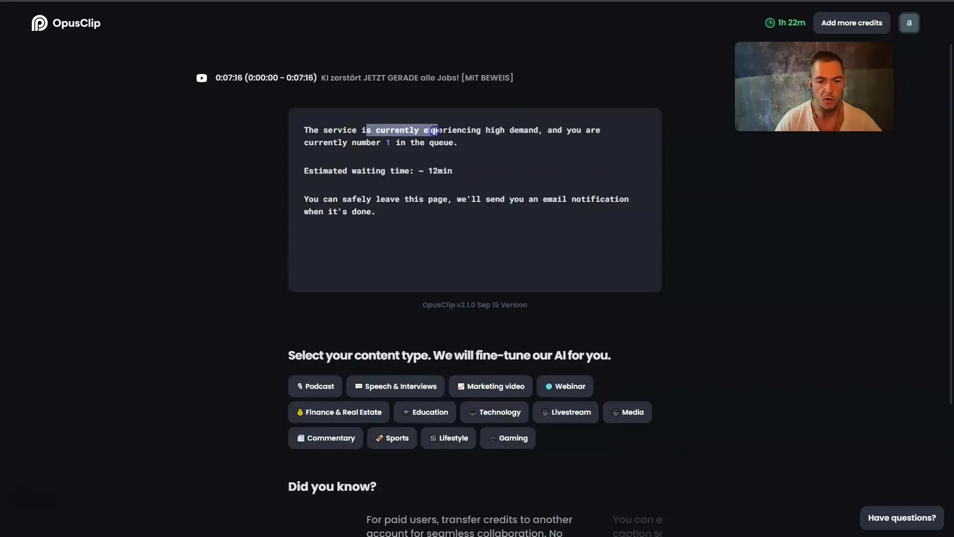 Creación eficiente de YouTube Shorts, Instagram Reels y videos de TikTok con Opus Pro