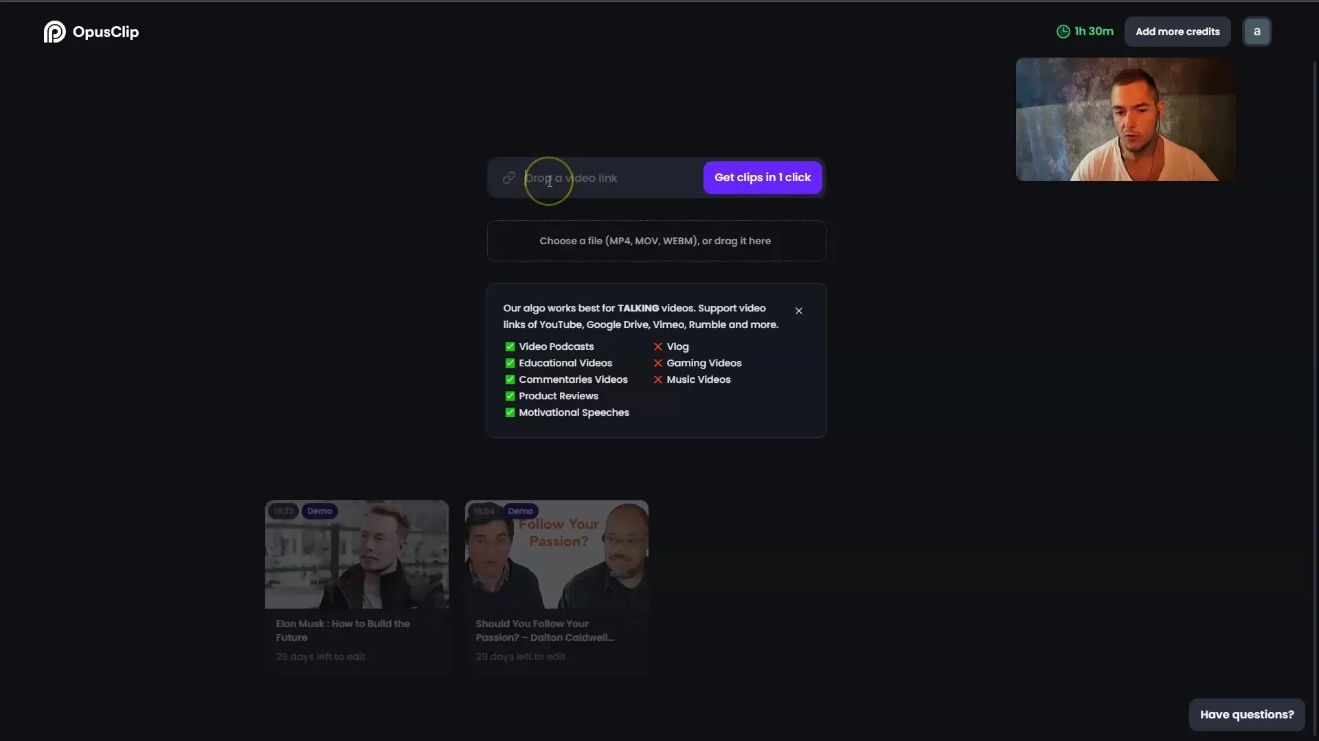 Creación eficiente de YouTube Shorts, Instagram Reels y videos de TikTok con Opus Pro