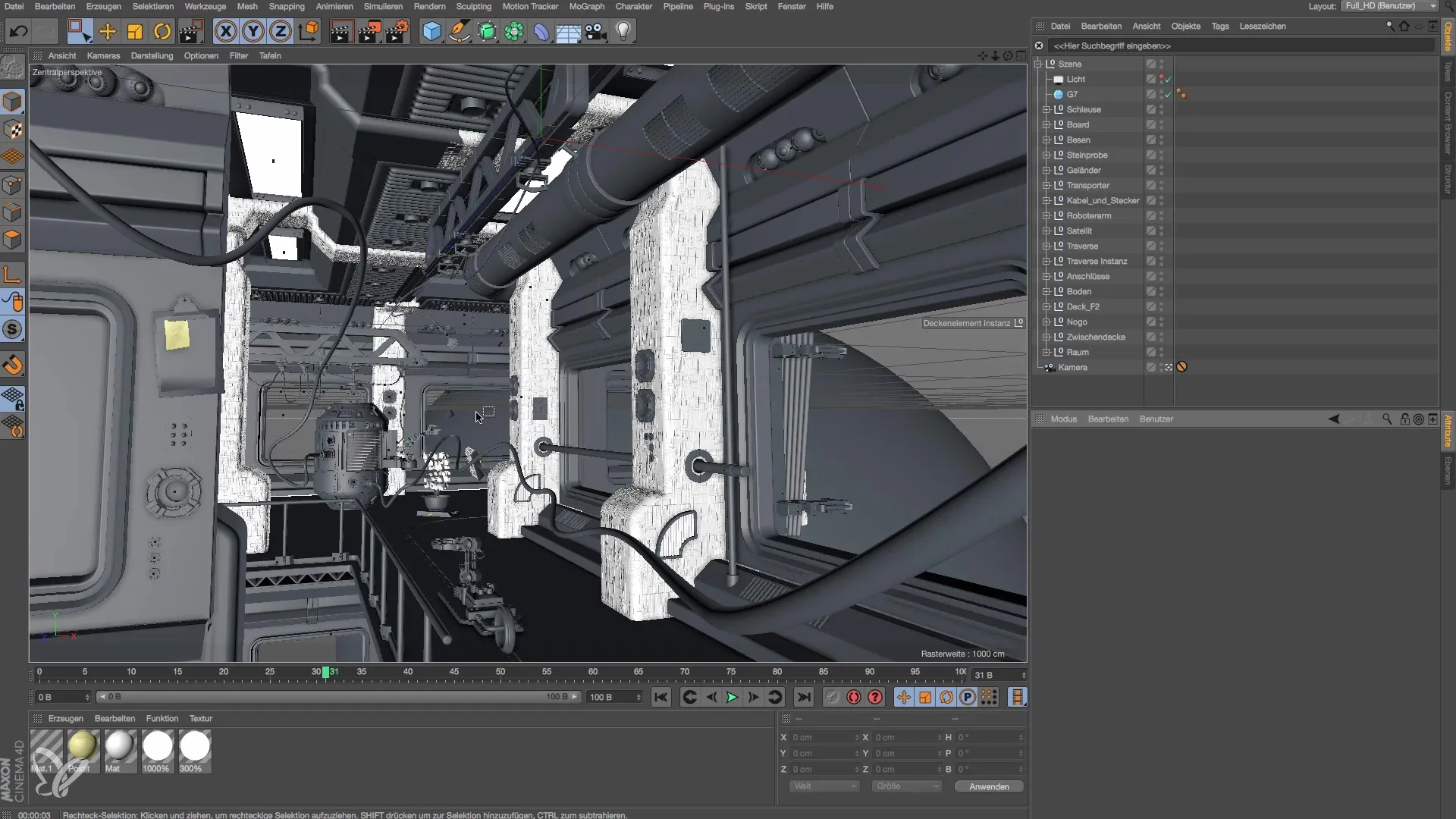 Cinema 4D Raumstation erstellen und beleuchten mit Substance Cinema 4D Raumstation erstellen und beleuchten mit Substance