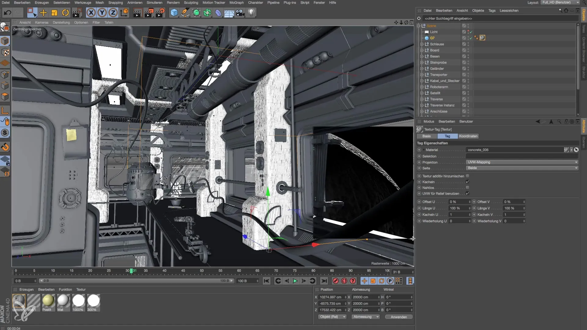 Cinema 4D Raumstation erstellen und beleuchten mit Substance Cinema 4D Raumstation erstellen und beleuchten mit Substance