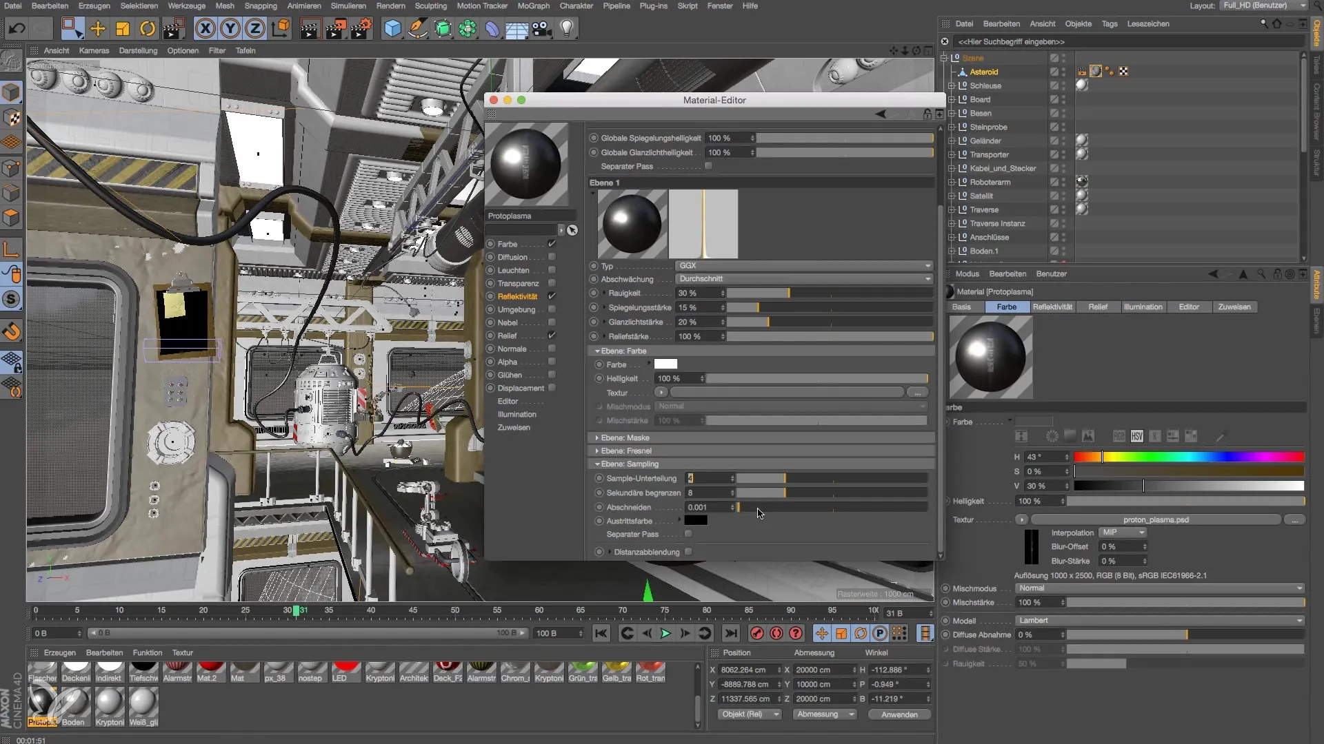 Моделирование и освещение космической станции в Cinema 4D Моделирование и освещение космической станции в Cinema 4D