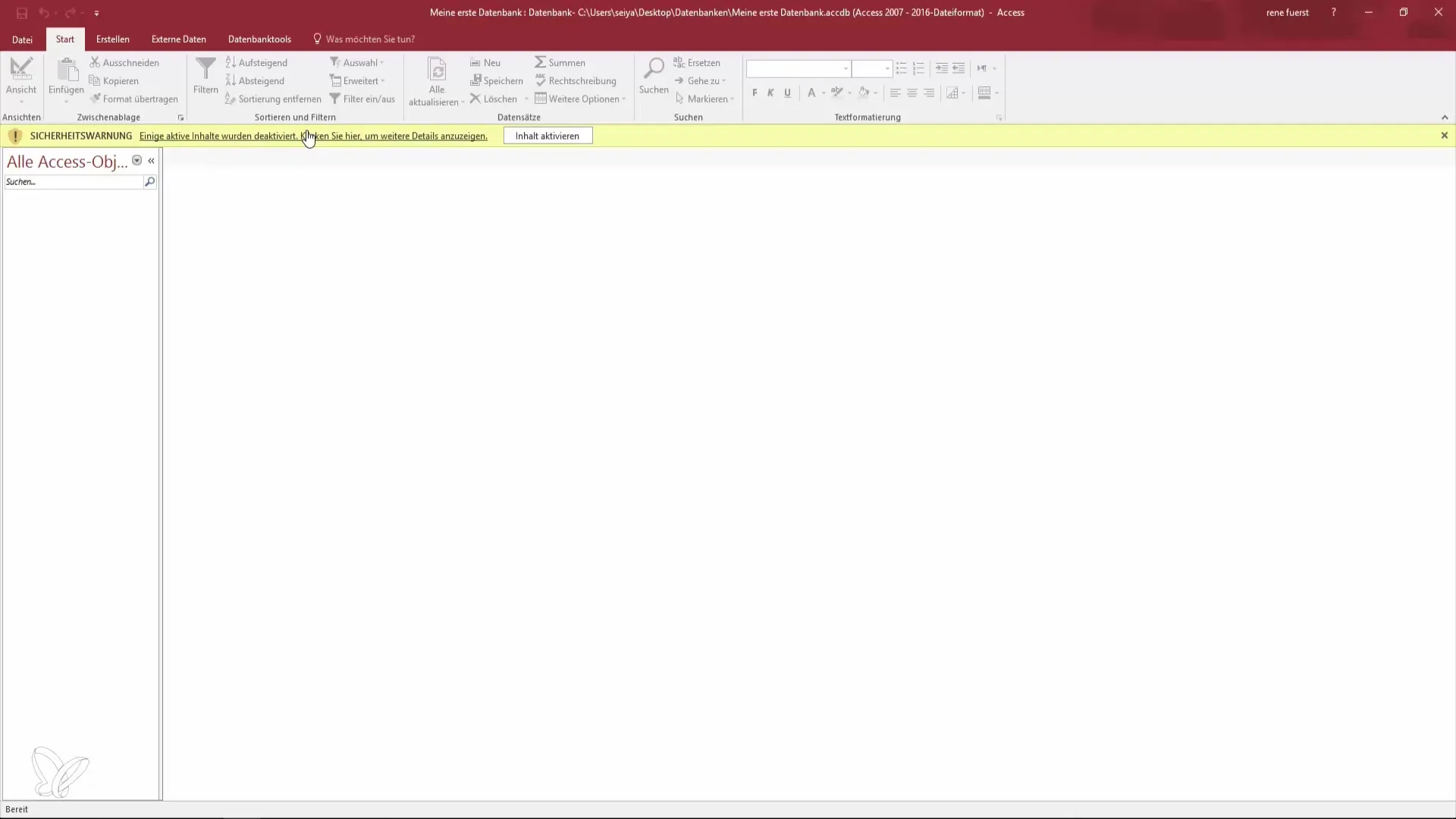 Langkah Pertama di Access - Buat Database Anda Sendiri Langkah Pertama di Access - Buat Database Anda Sendiri