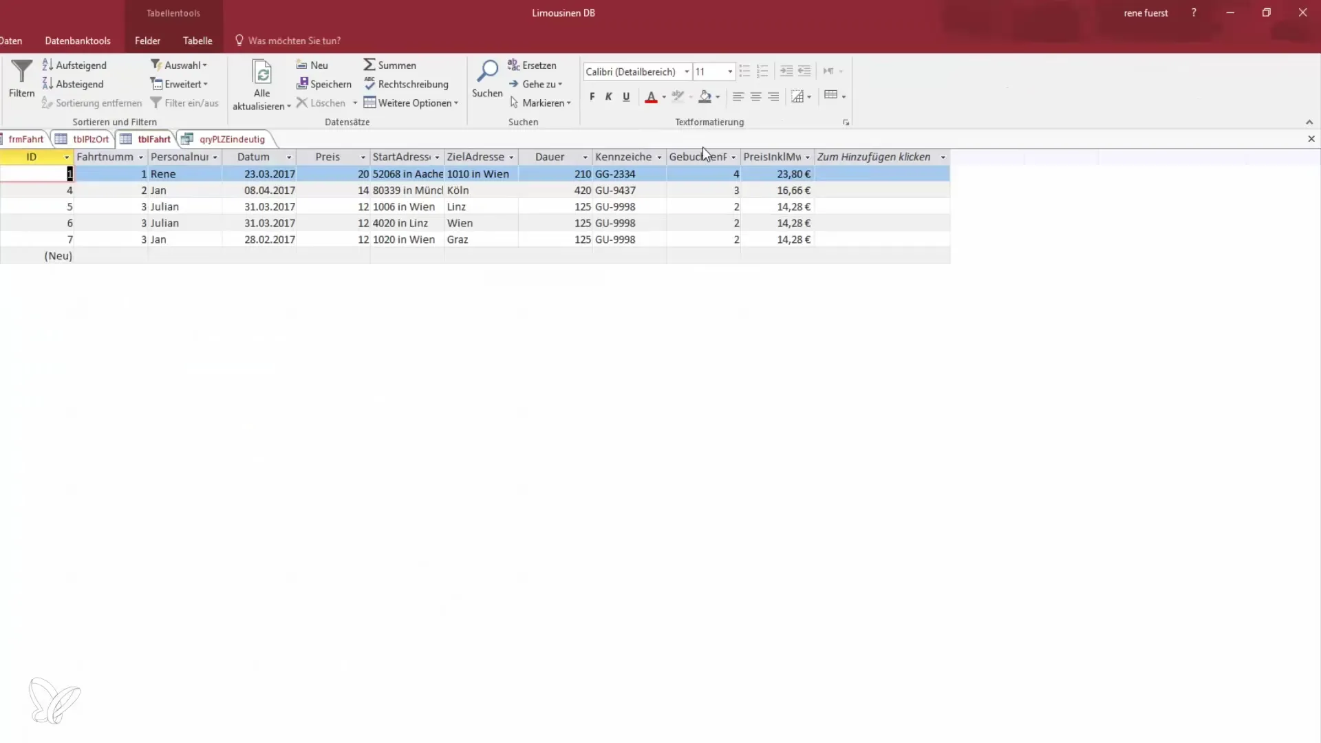 Perhitungan total jumlah dalam formulir Access Perhitungan jumlah total di formulir Access