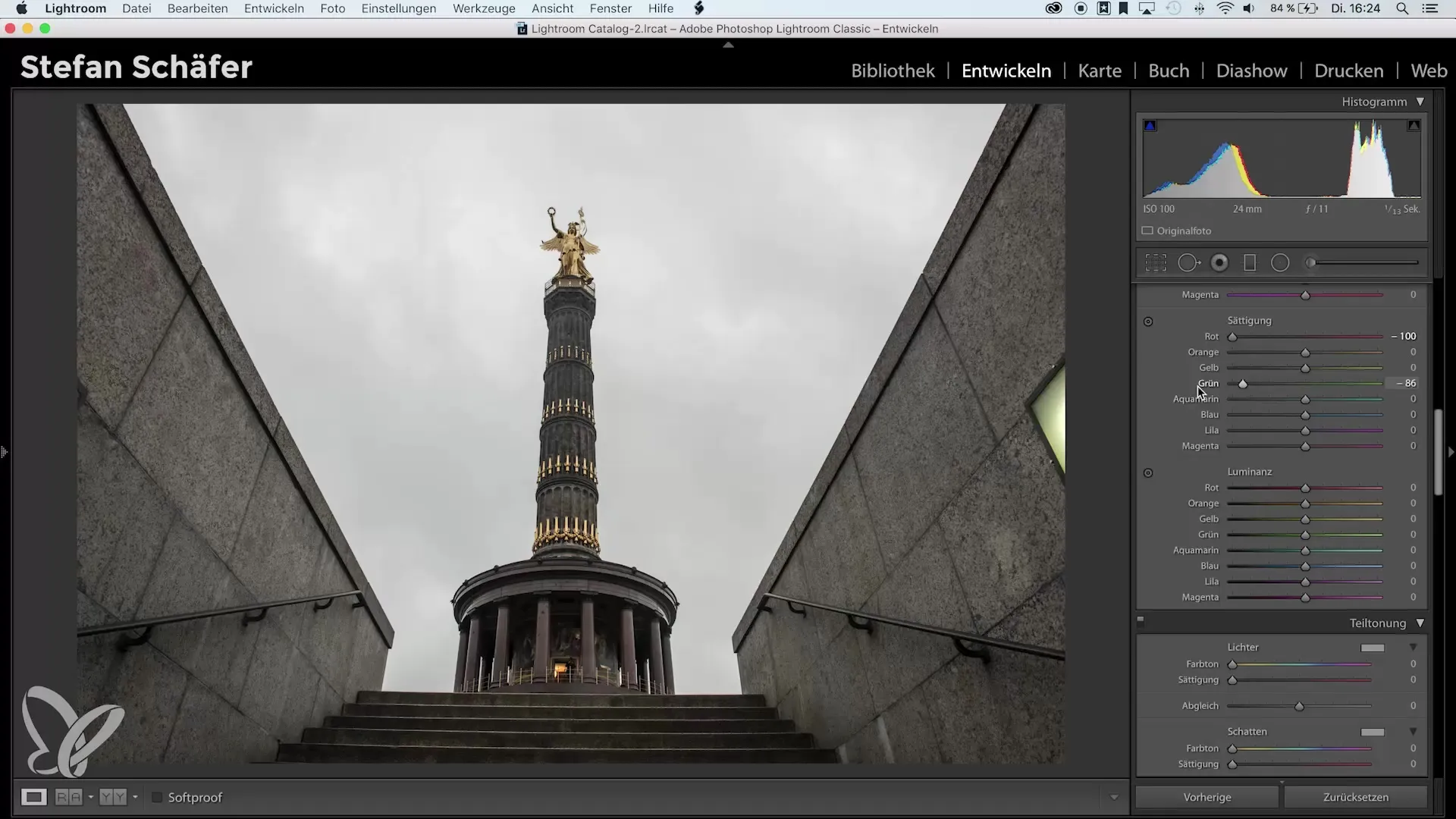 Impostazione automatica dei punti di nero e bianco in Lightroom Impostazione automatica dei punti neri e bianchi in Lightroom
