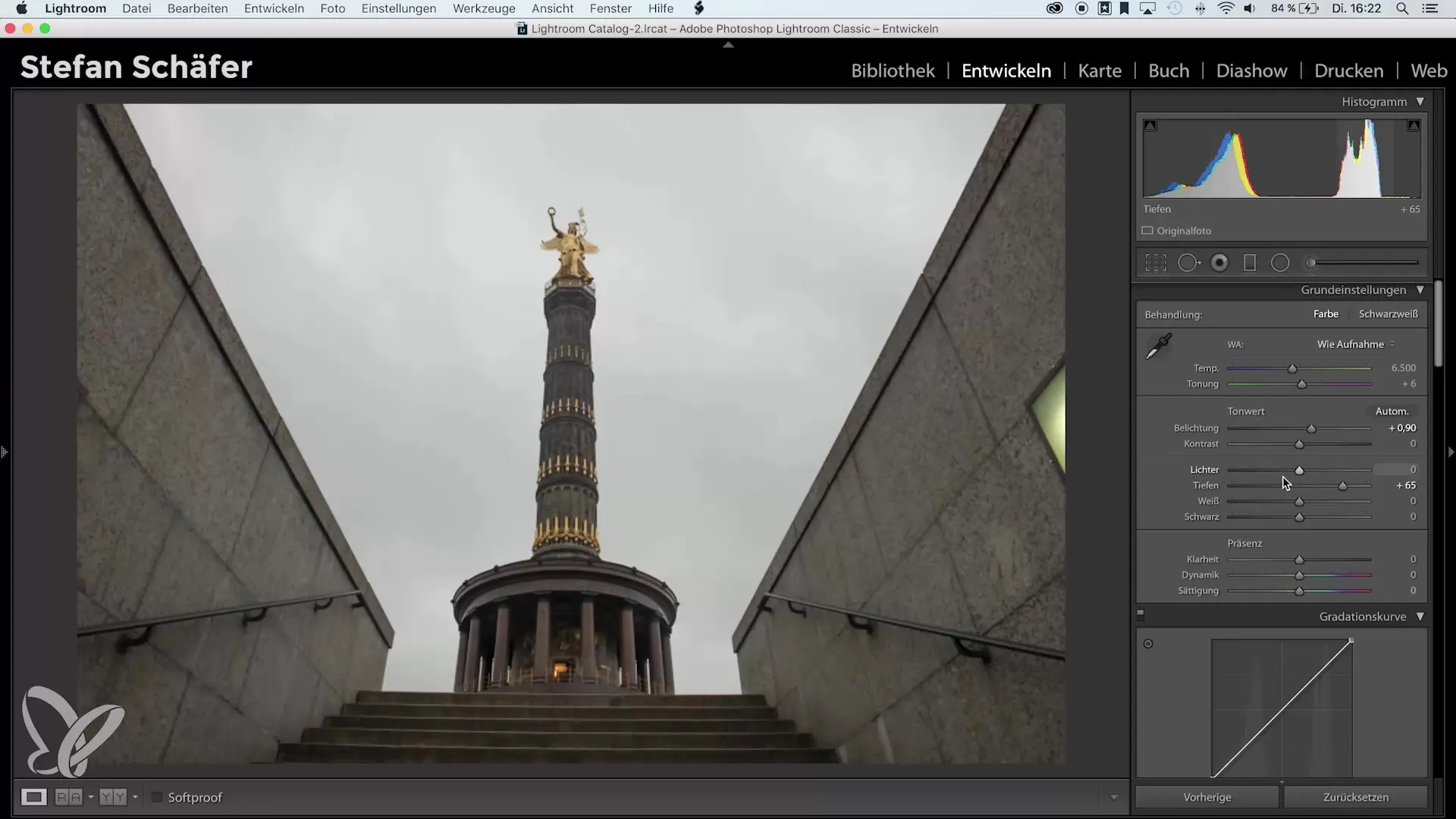Impostazione automatica dei punti di nero e di bianco in Lightroom Impostazione automatica dei punti nero e bianco in Lightroom