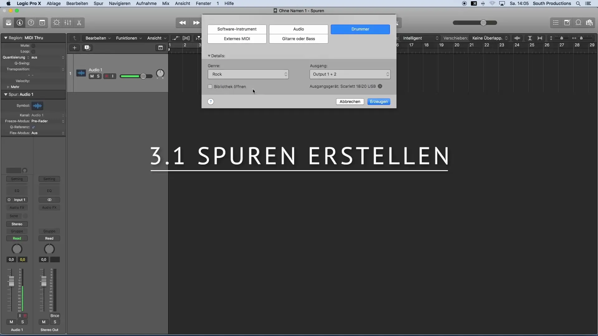 Creating Tracks in Logic Pro X: A Simple Introduction Creating Tracks in Logic Pro X: A Simple Introduction