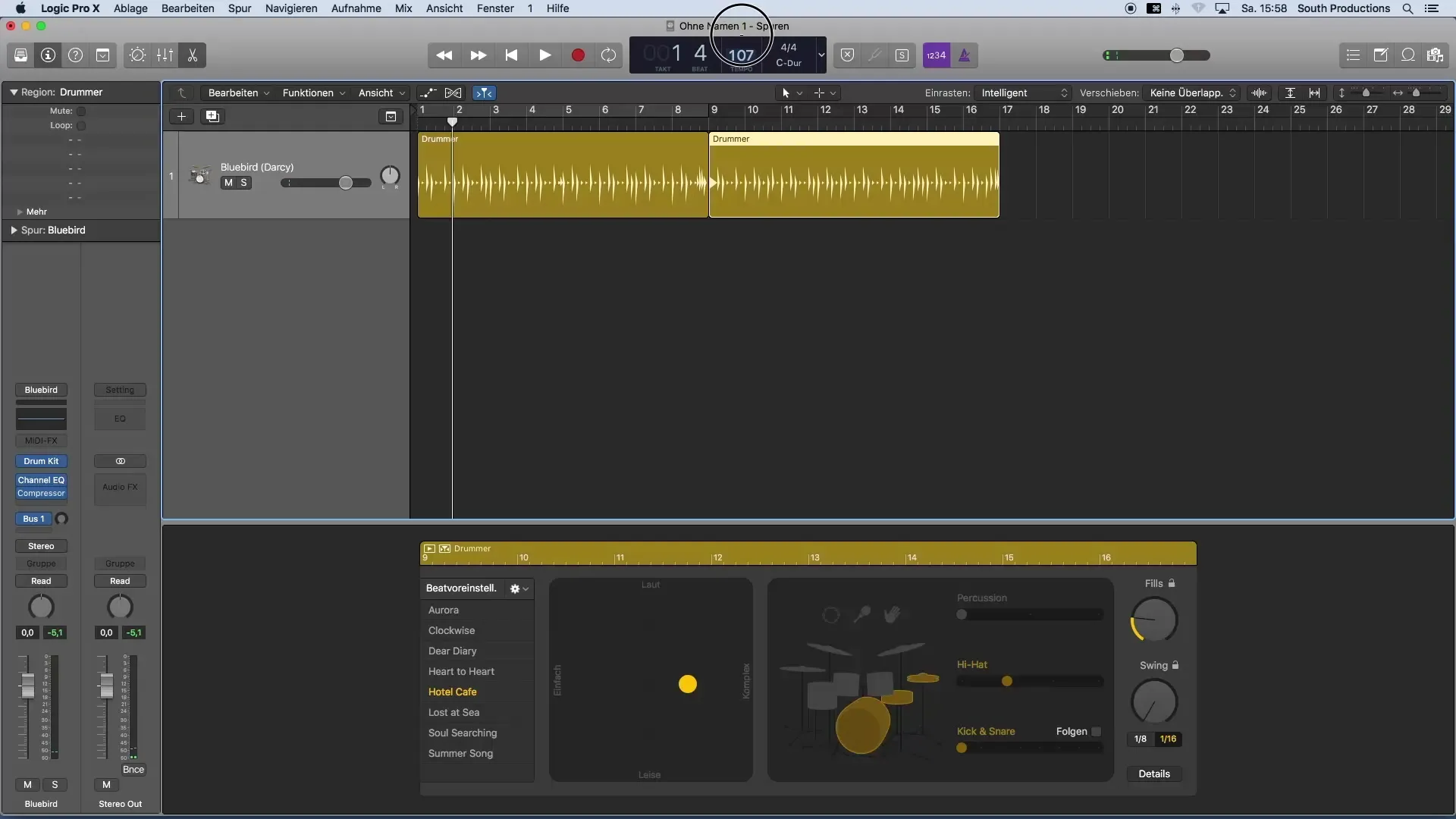 Membuat Drum-Grooves di Logic Pro X