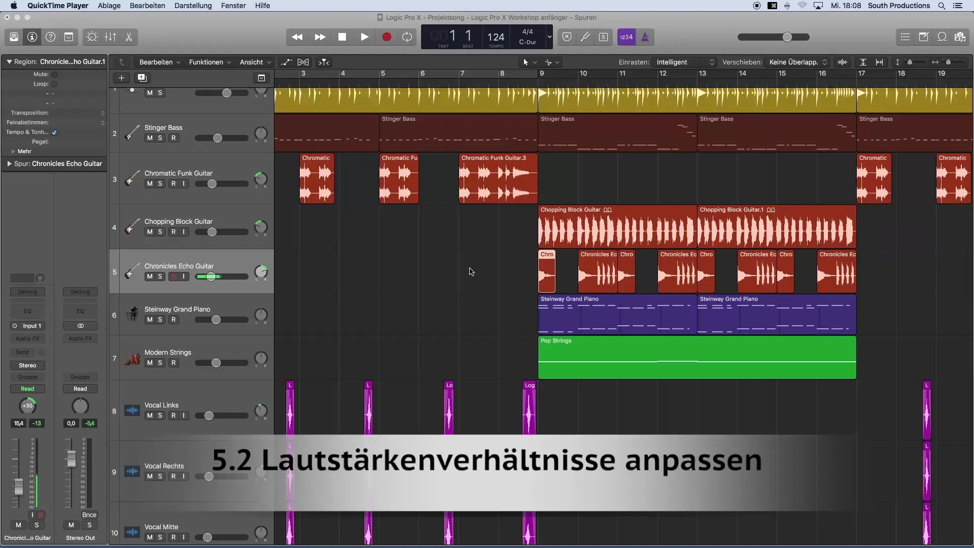 Adjusting volume levels in Logic Pro X for a better mix Adjusting volume levels in Logic Pro X for a better mix