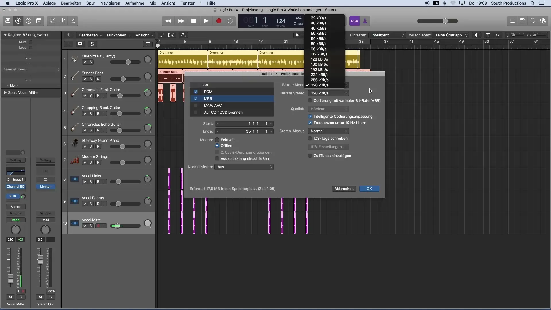 Efficiently exporting your music production in Logic Pro X efficient exporting of your music production in Logic Pro X