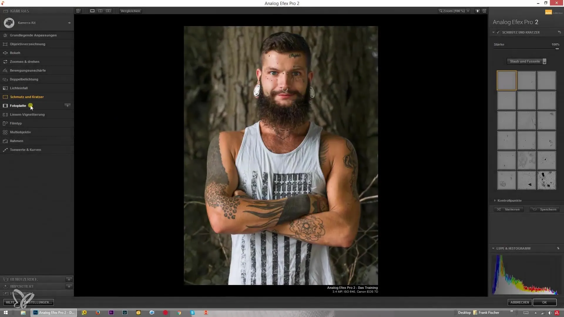 Crear una placa fotográfica con un look vintage utilizando Analog Efex Pro 2 Crear una placa fotográfica de aspecto vintage con Analog Efex Pro 2